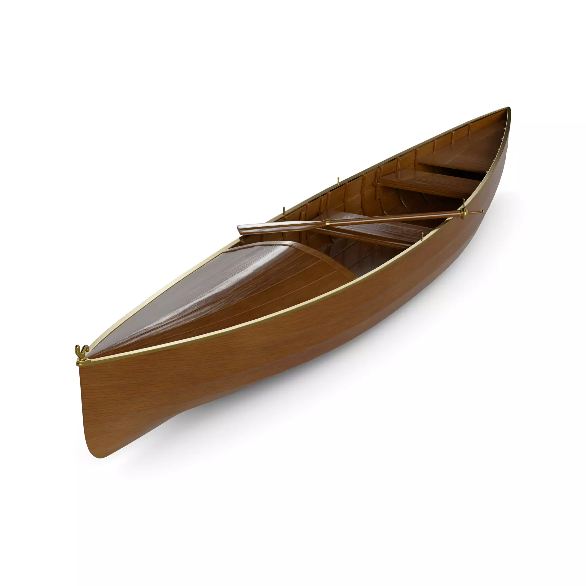 Rowboat 3D model_0