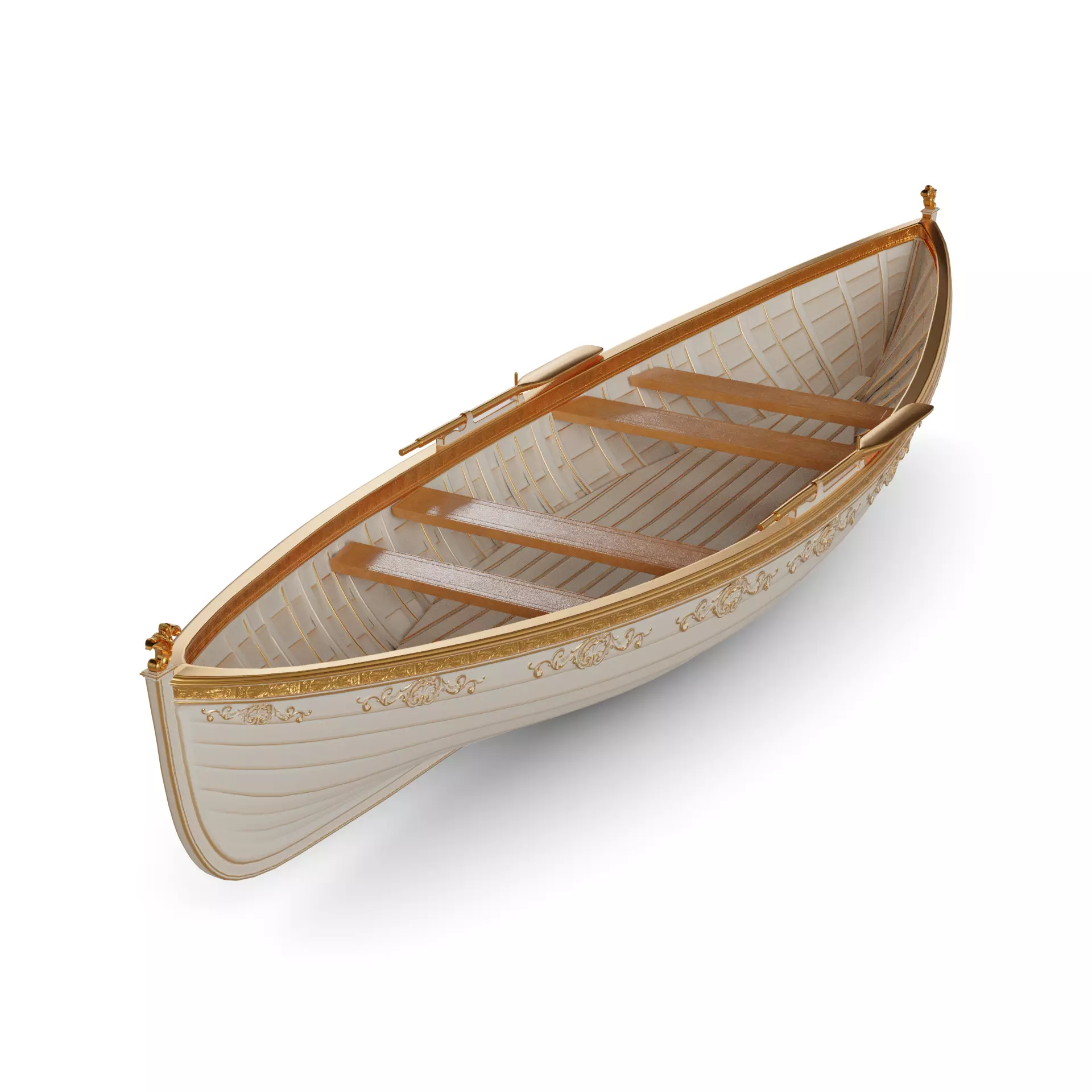 Rowboat 3D model_0