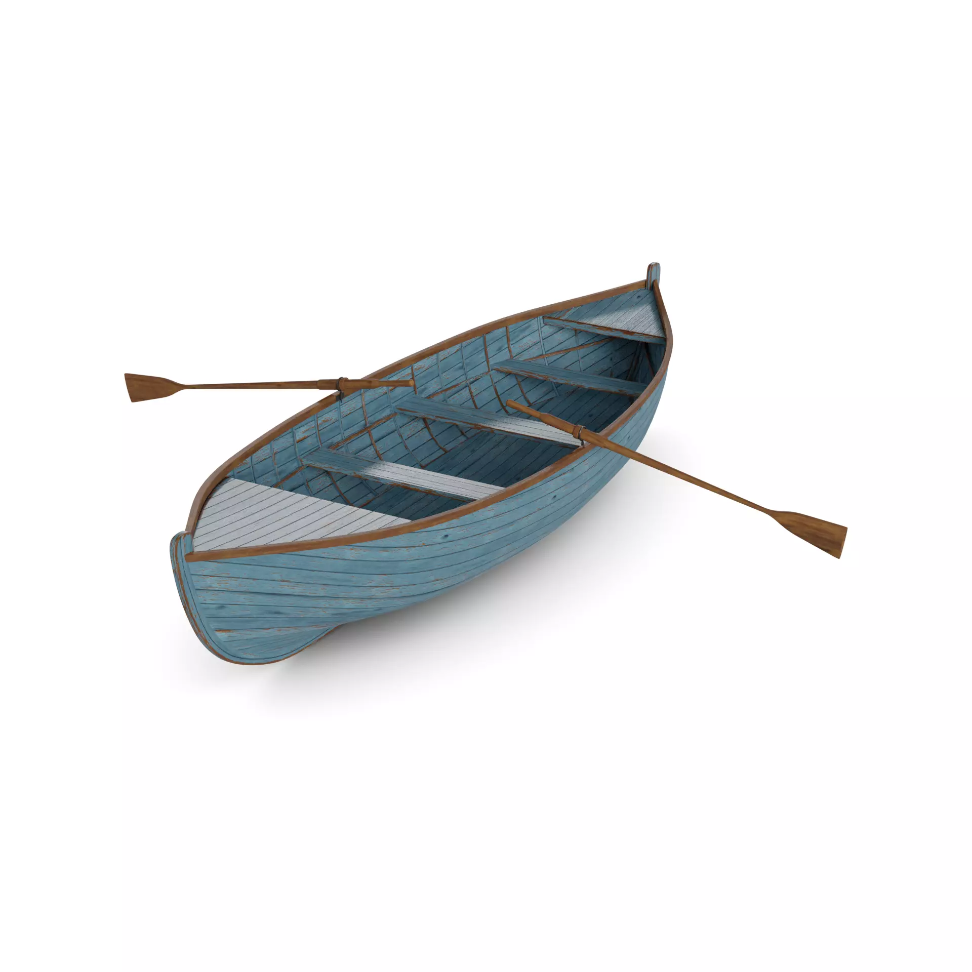 Rowboat 3D model_0