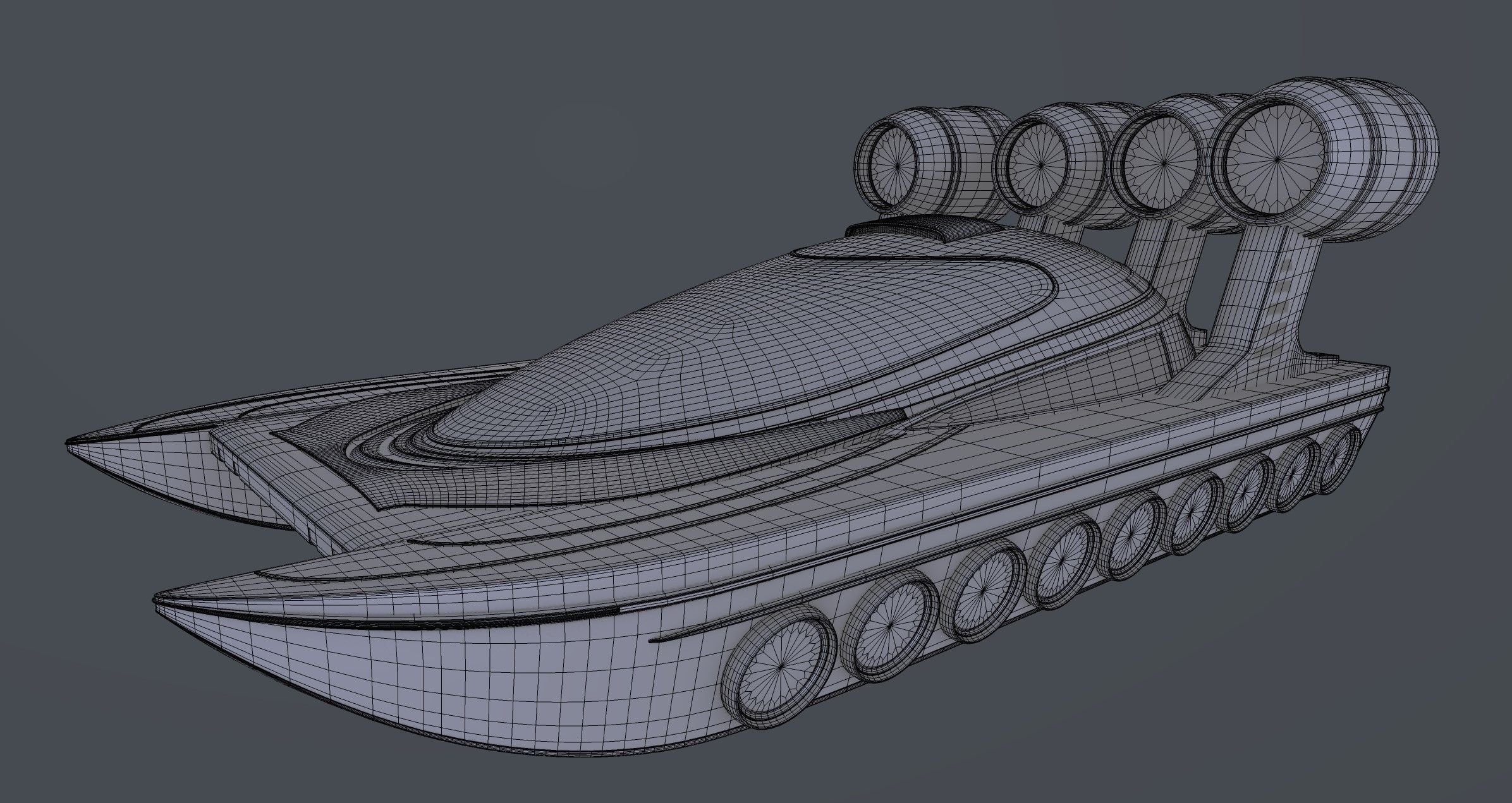Airboat 3D model_3