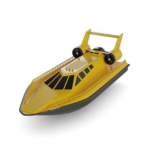 Airboat 3D model