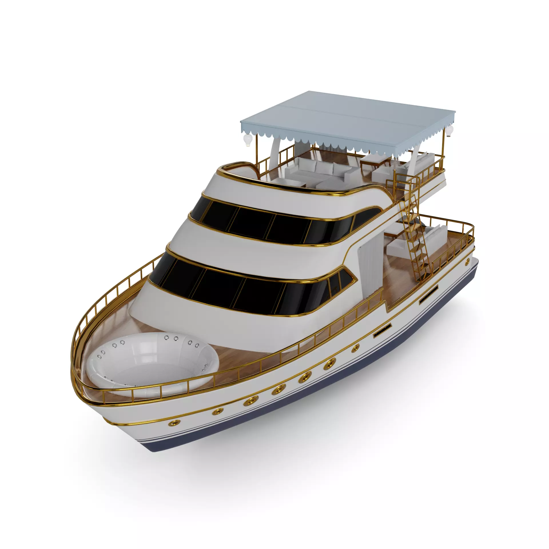 Cabin Cruiser 3D model