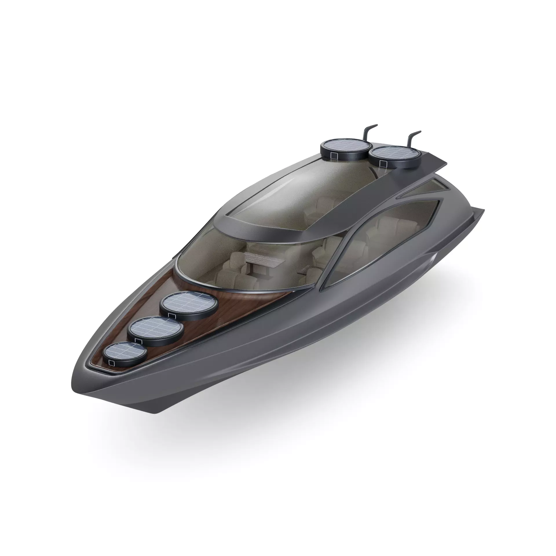 Cabin Cruiser 3D model_0