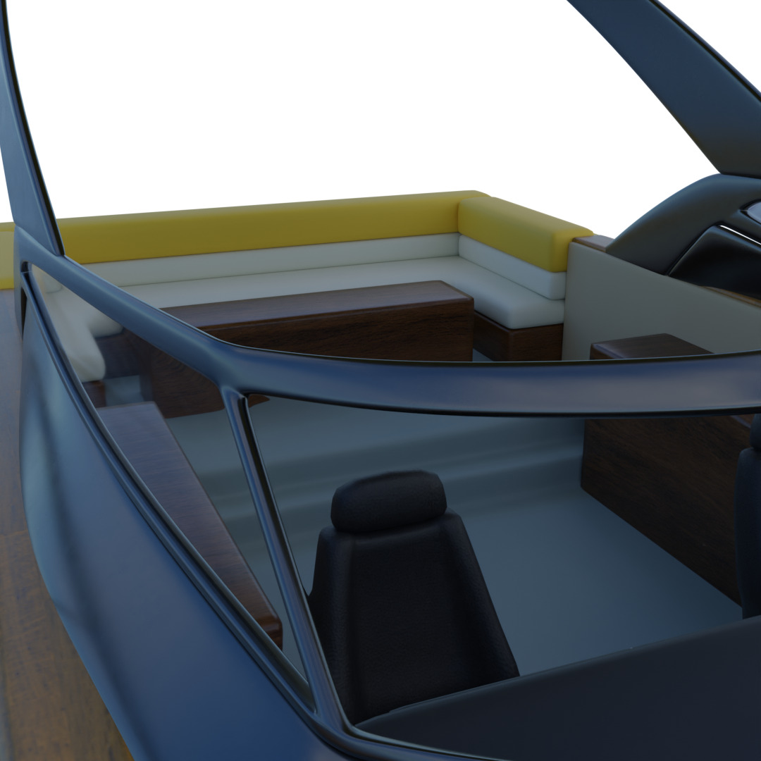 Cabin Cruiser 3D model_4
