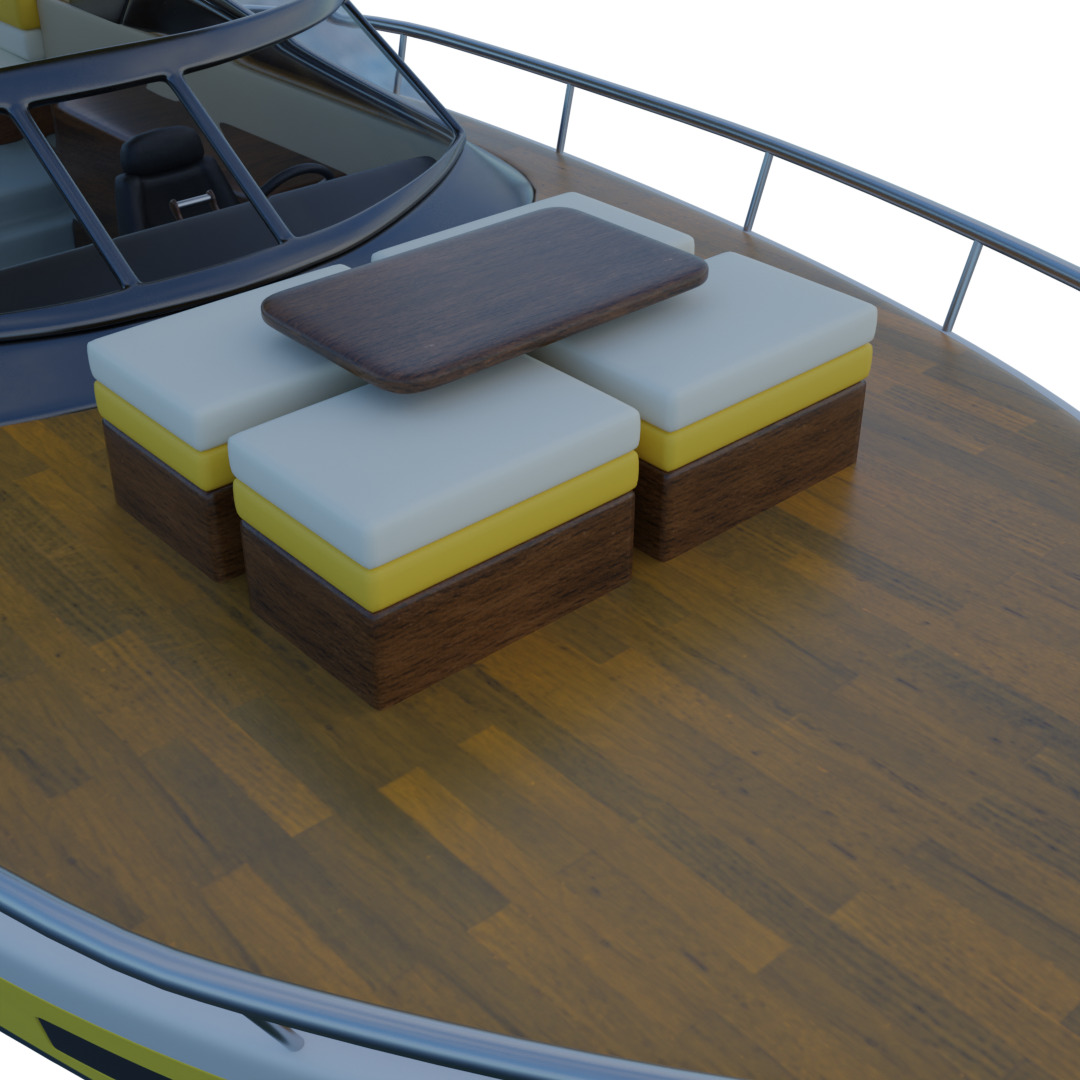 Cabin Cruiser 3D model_5