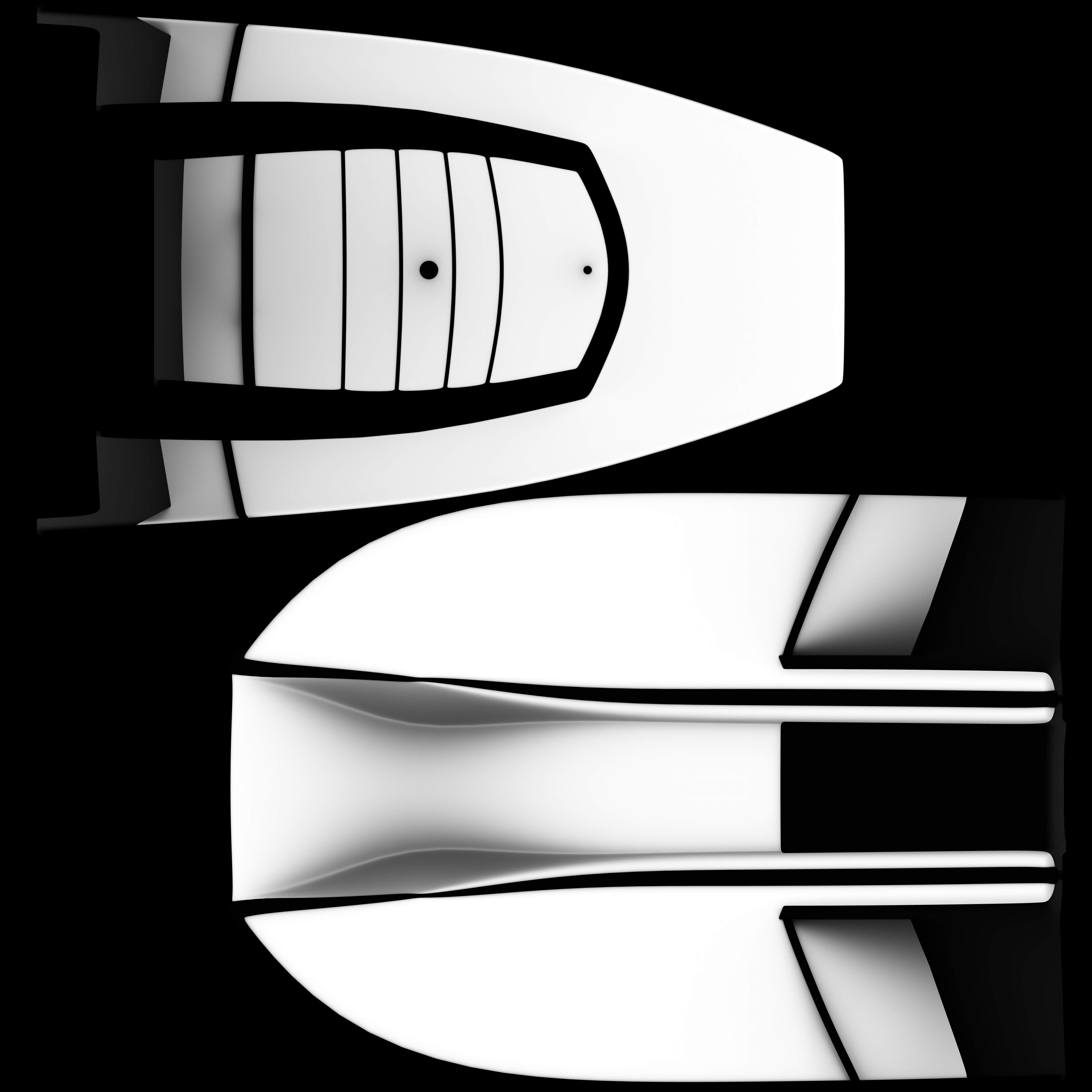 Solar Powered Boat 3D model_7