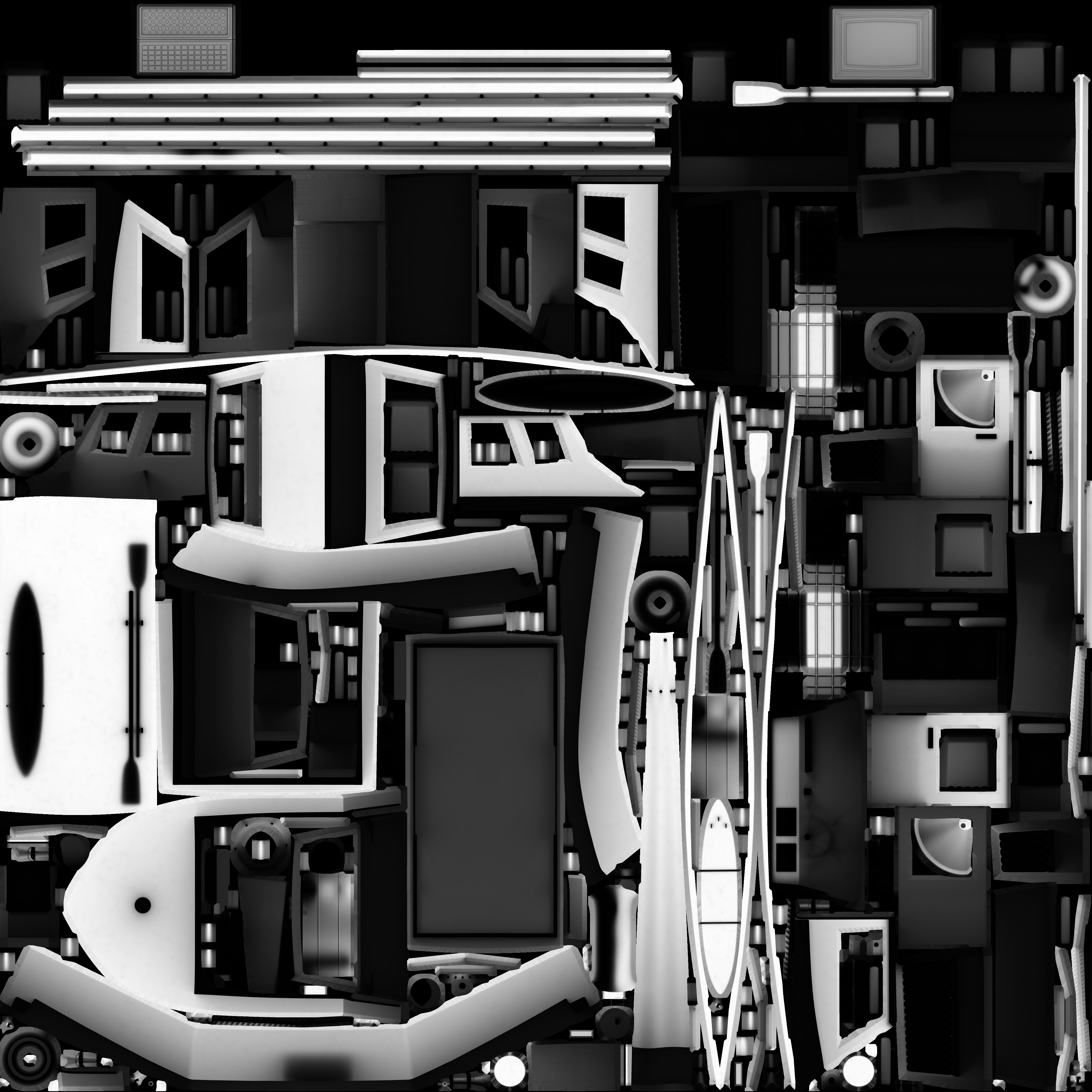 Motor Yacht 3D model_26