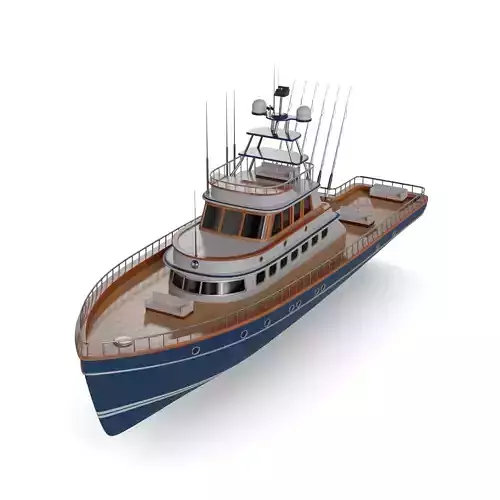 Motor Yacht 3D model