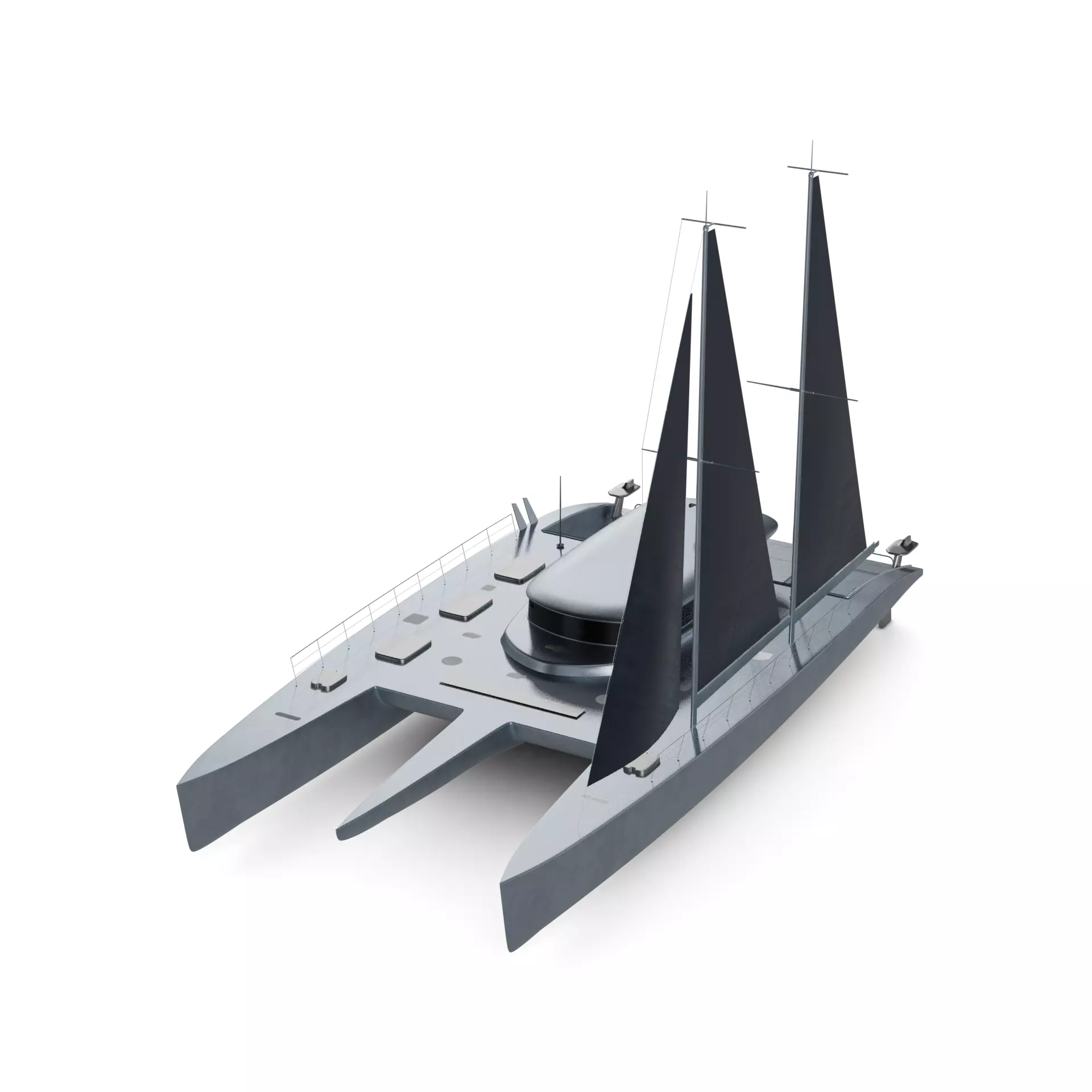 Trimaran 3D model_0