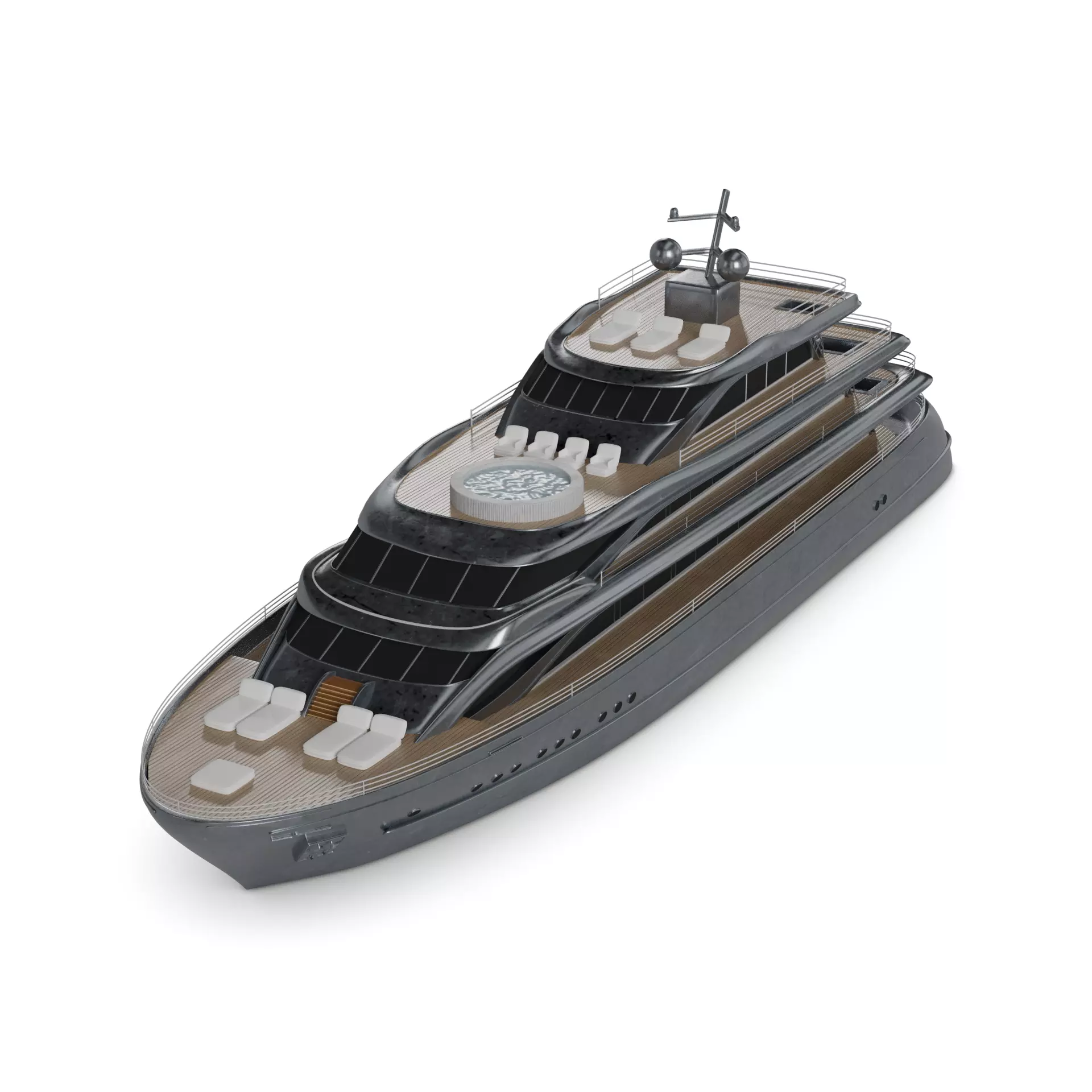 Luxury Liner 3D model_0