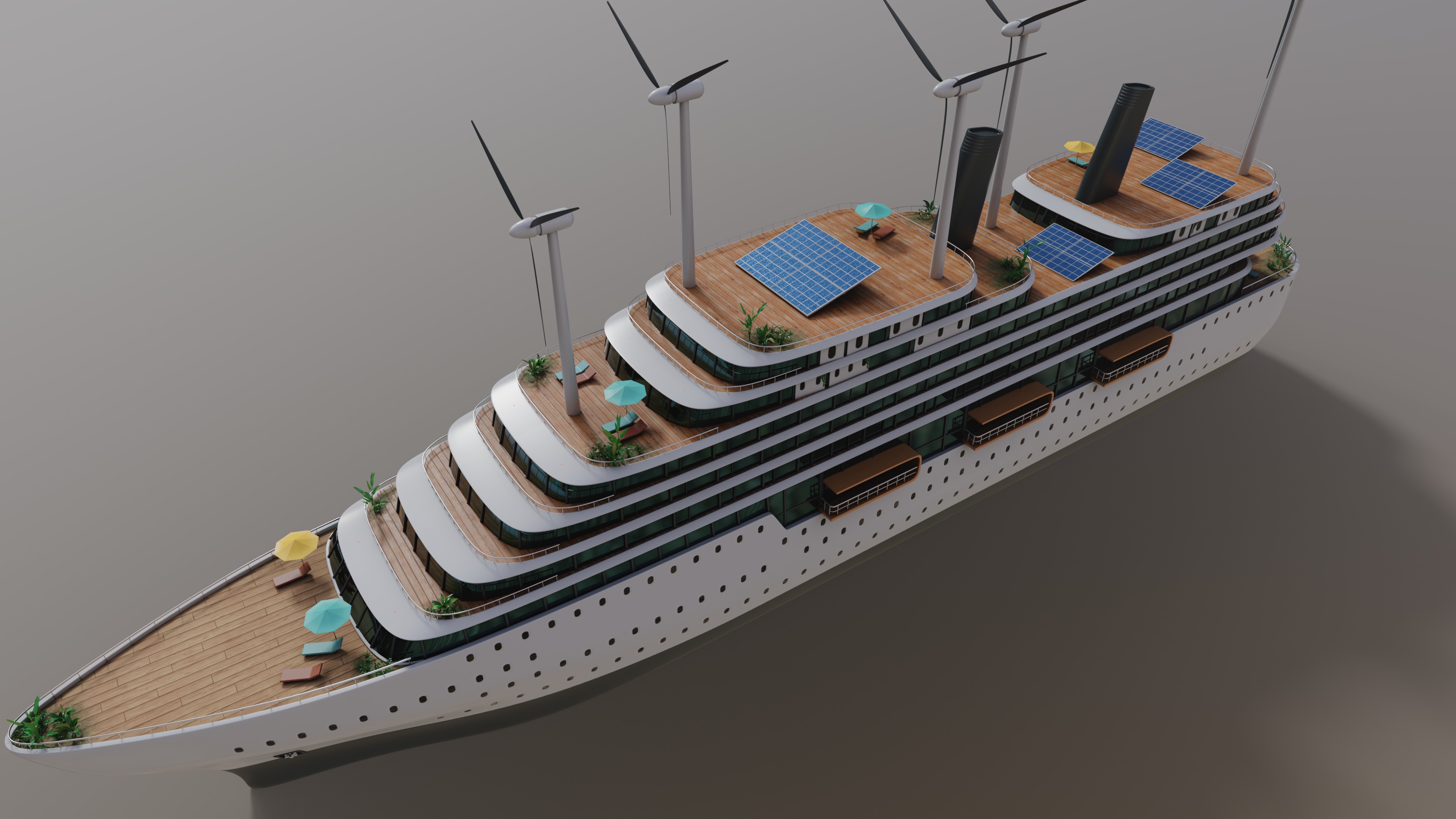 Luxury Liner 3D model_4