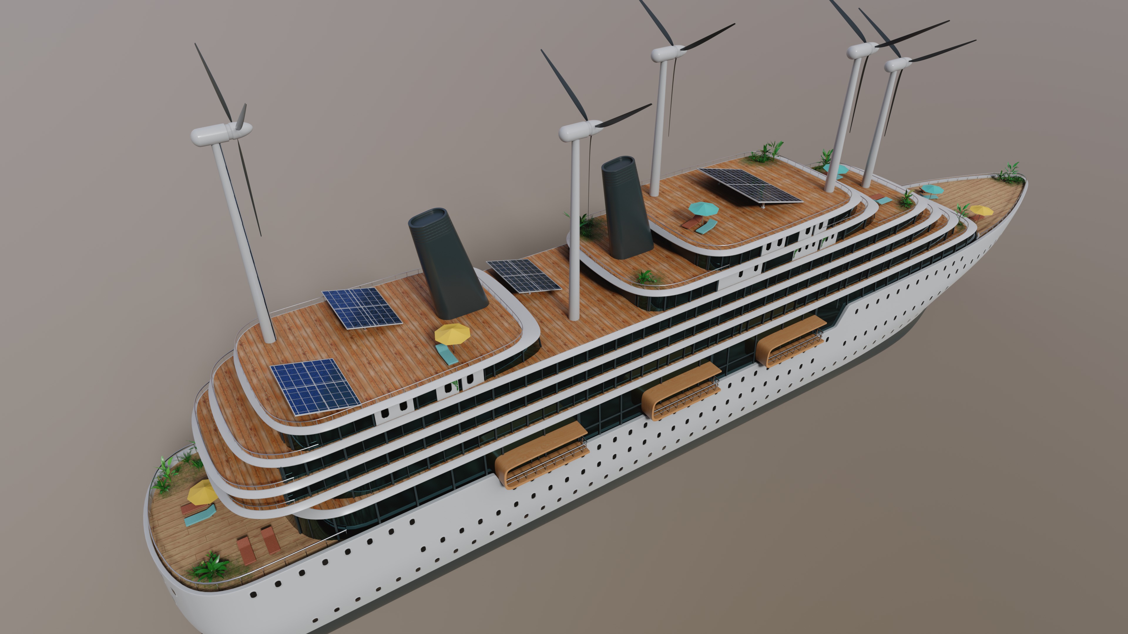 Luxury Liner 3D model_3