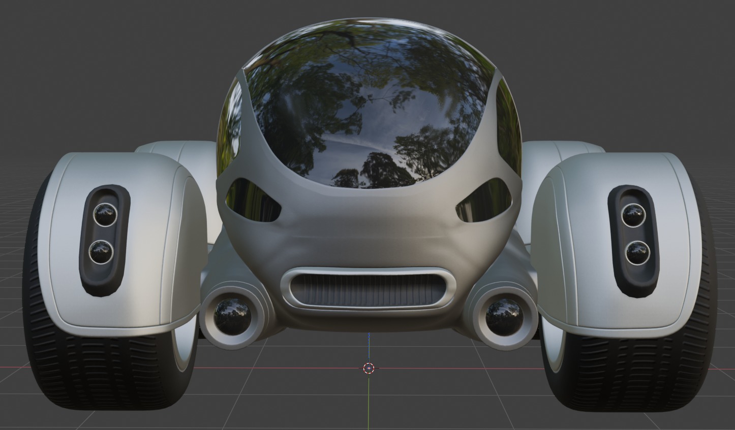 Amphibious Car 3D model_2