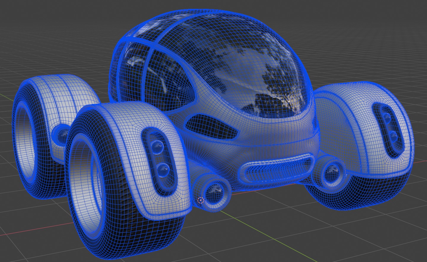 Amphibious Car 3D model_7