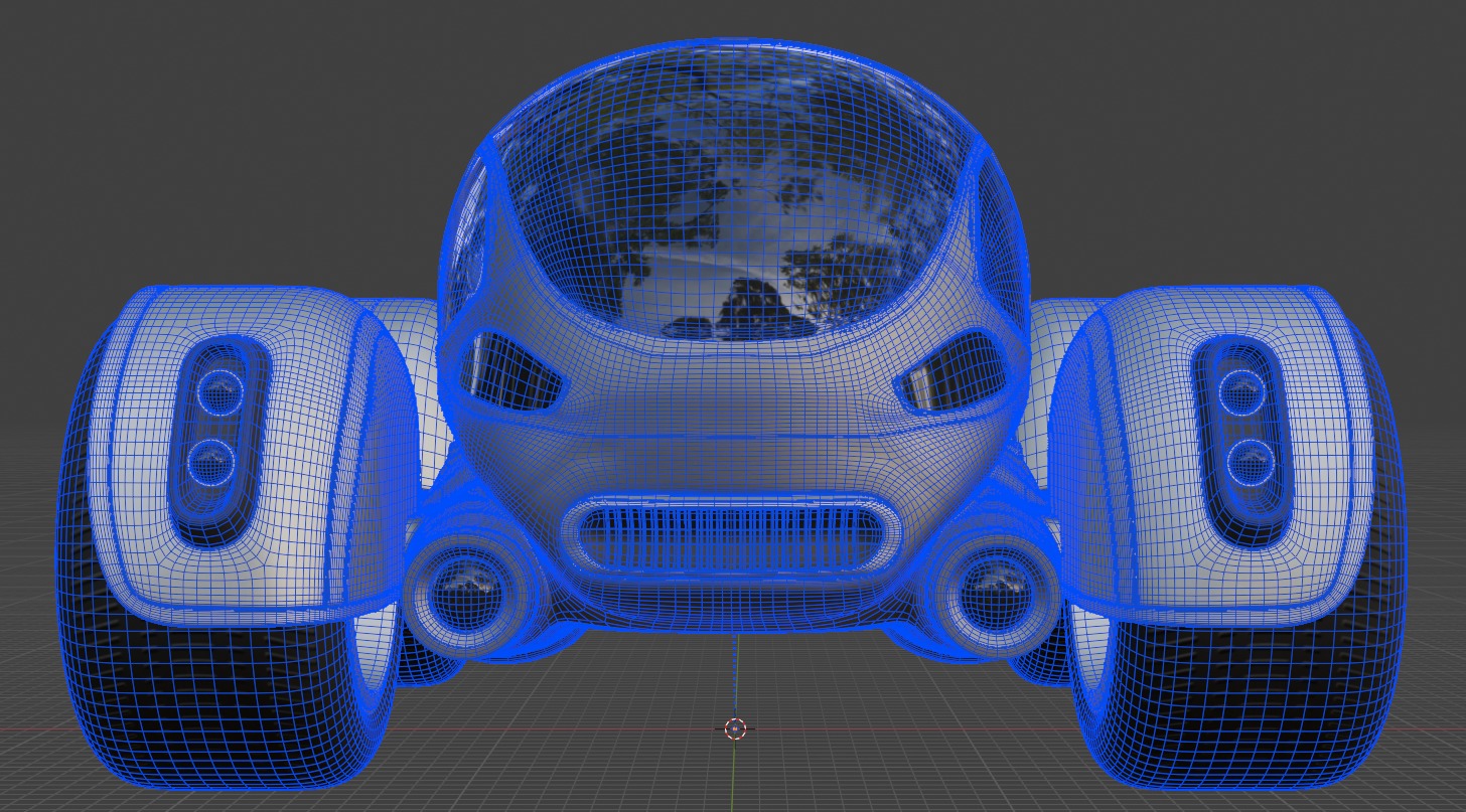 Amphibious Car 3D model_8