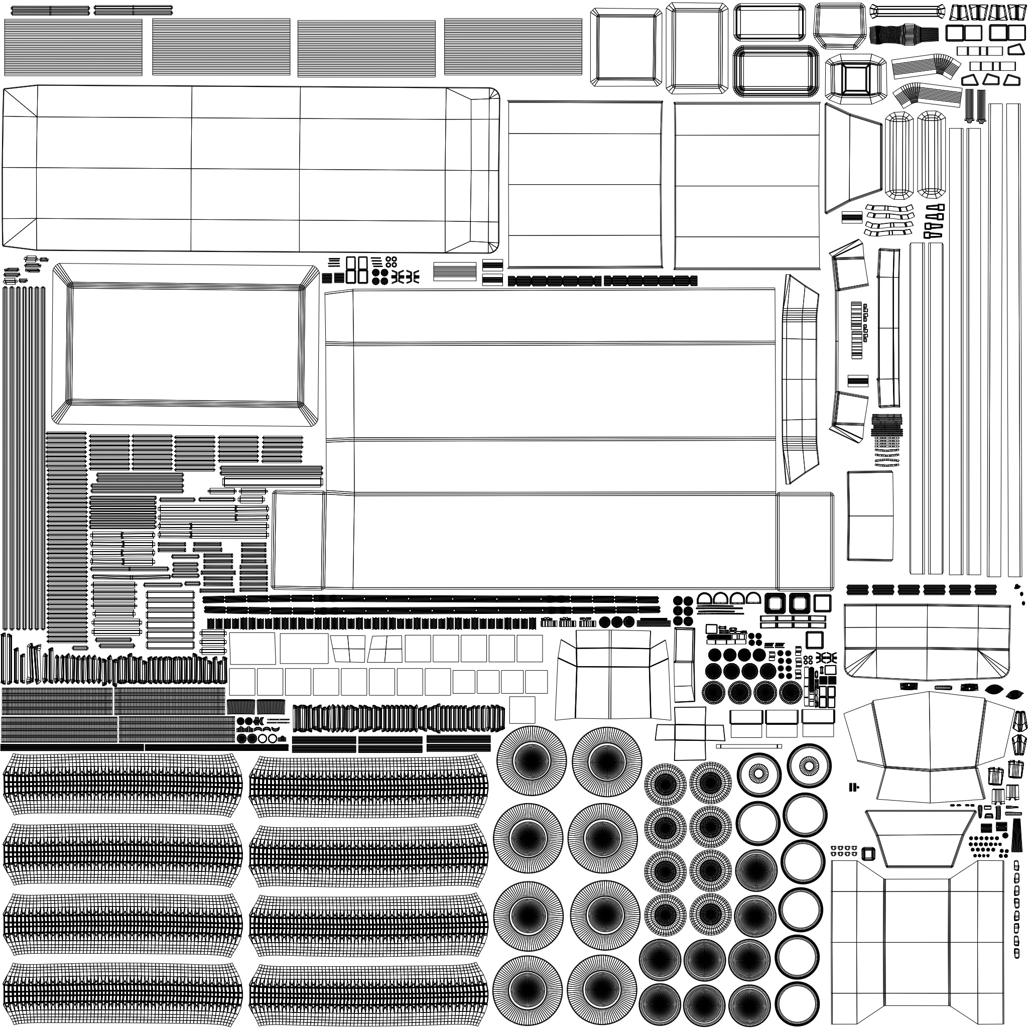 IronCroc 8x8  Military Transport Amphibious Car Low-poly 3D model_12