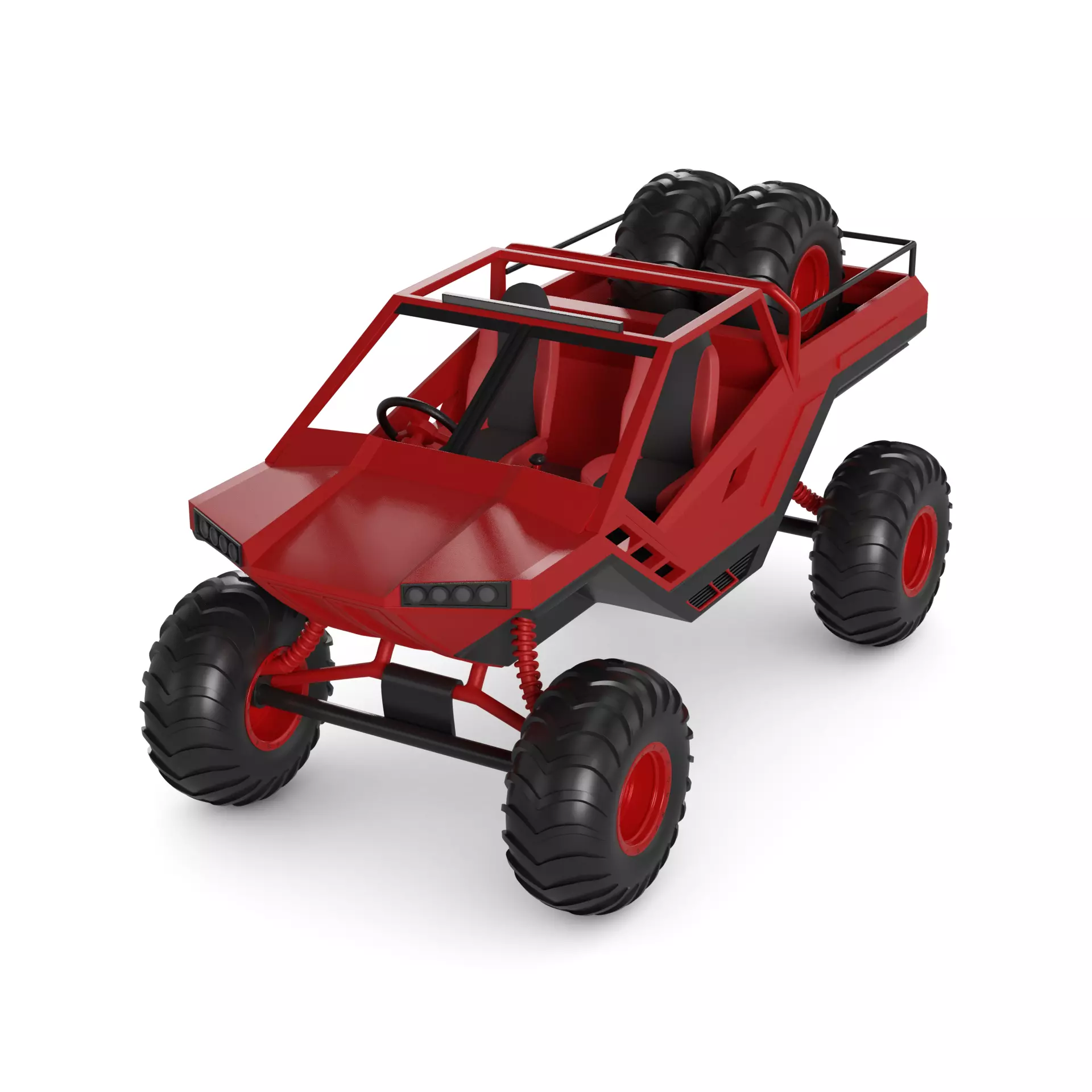 Amphibious Car 3D model_0