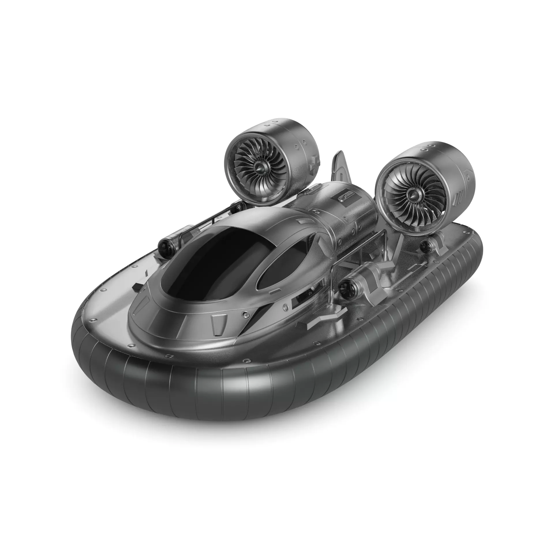 Hovercraft 3D model_0