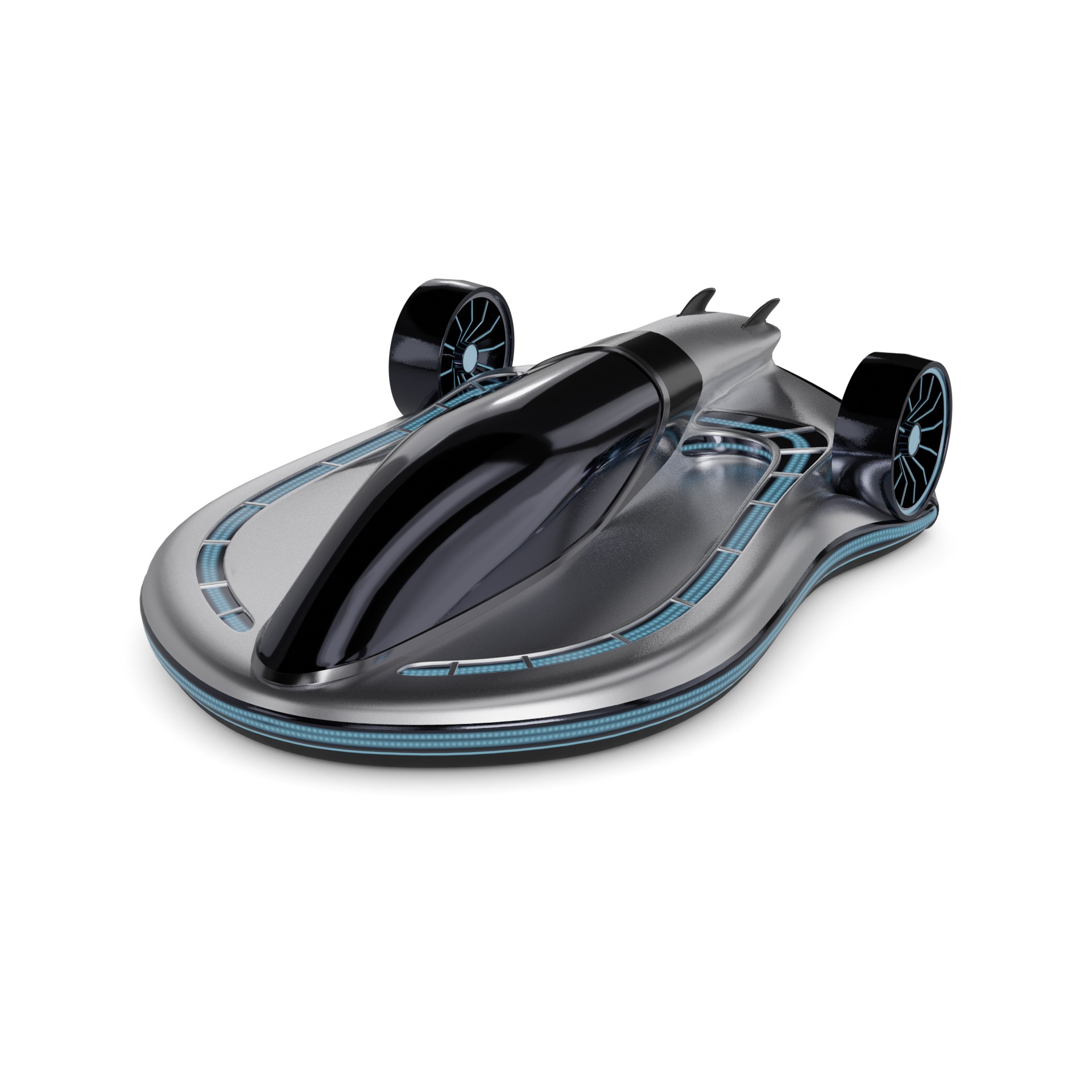 Hovercraft 3D model_1