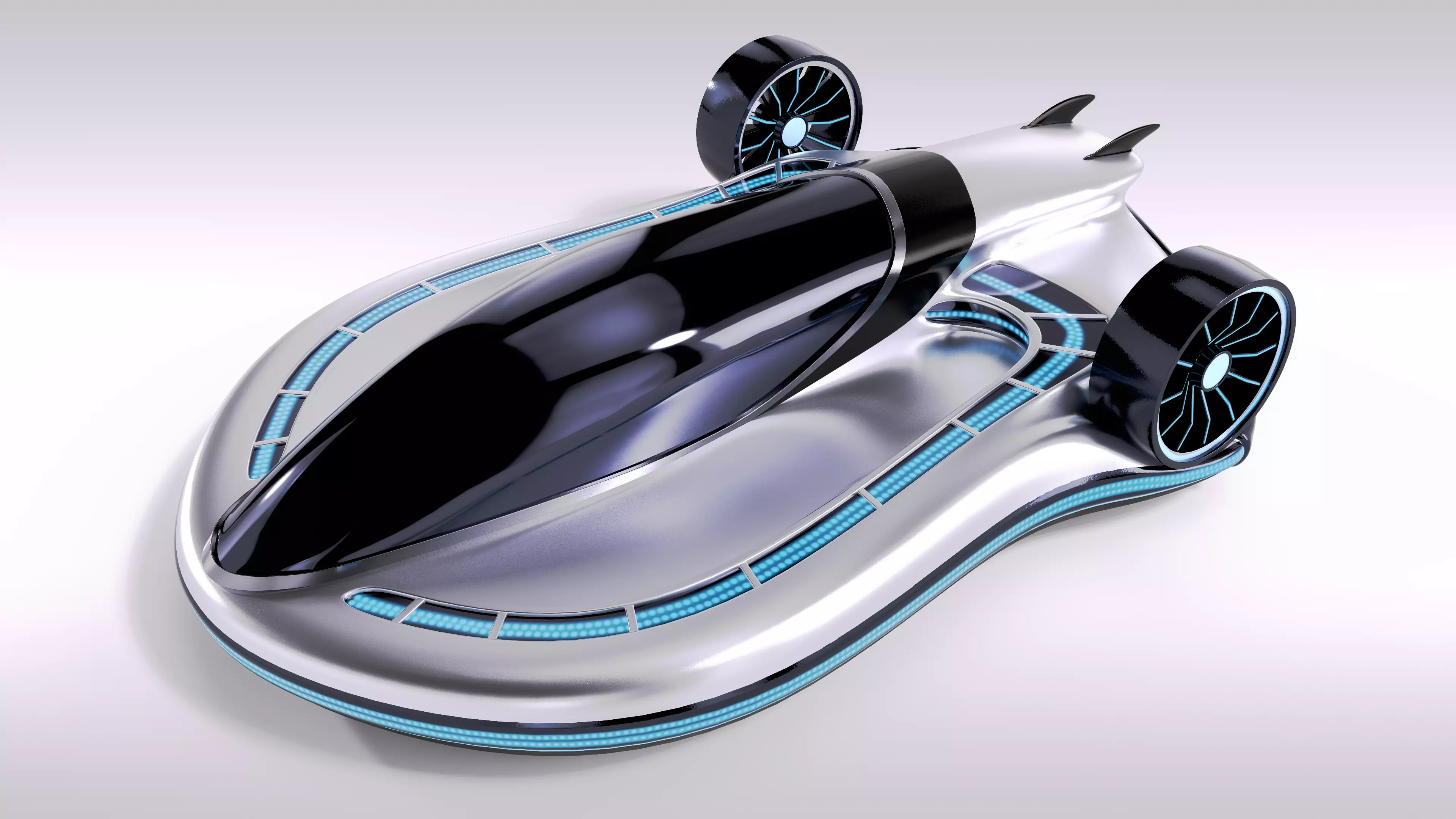 Hovercraft 3D model_0