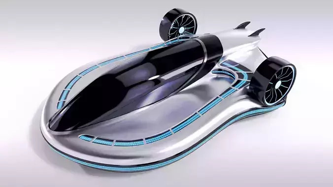 Hovercraft 3D model