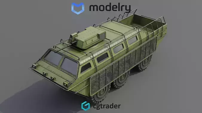 Amphibious ATV 3D model