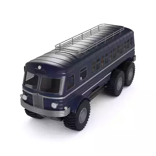 Amphibious Bus 3D model