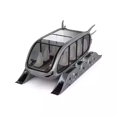 Amphibious Bus Free 3D model