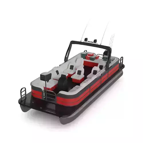 Leisure Pontoon 3D model