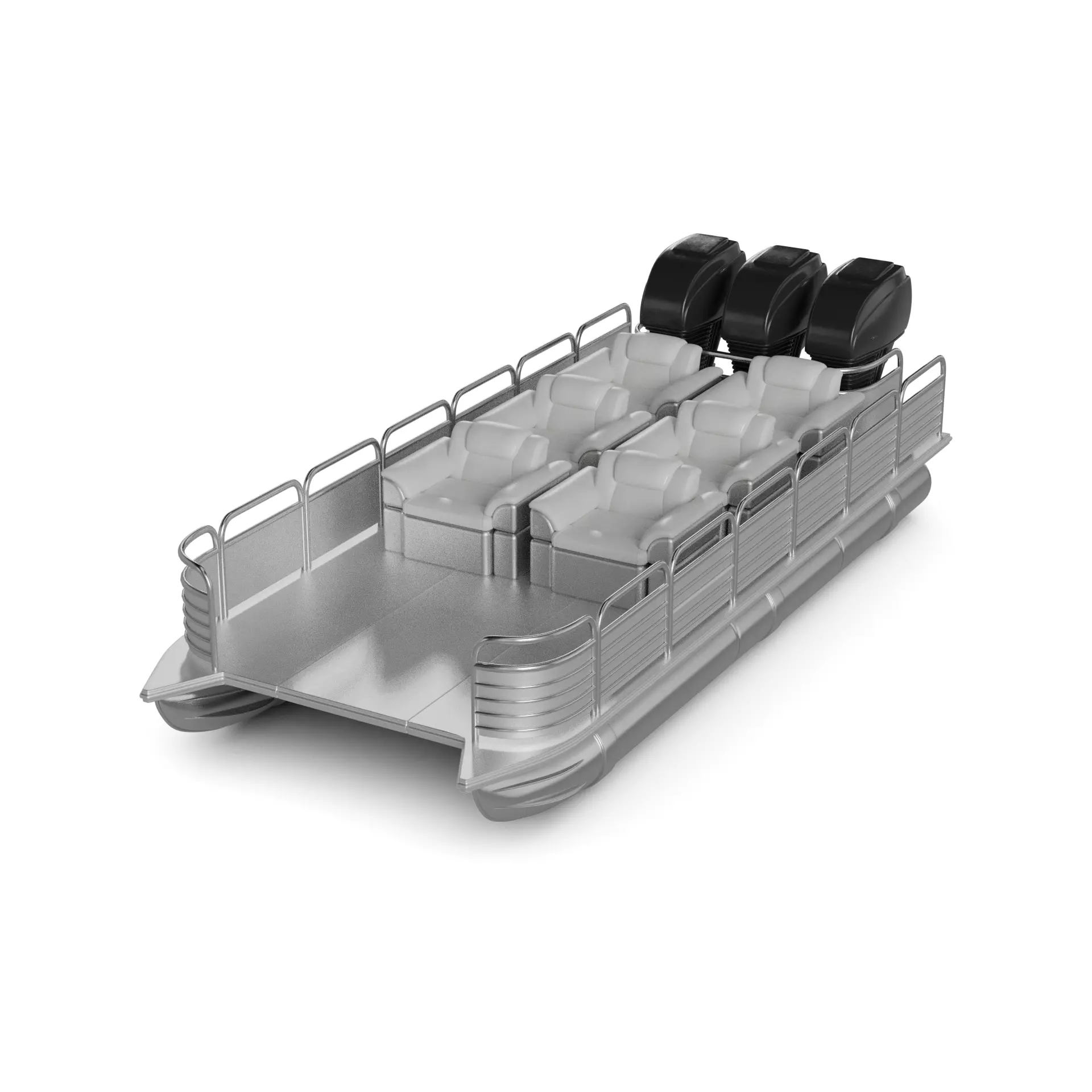 Performance Pontoon 3D model_0