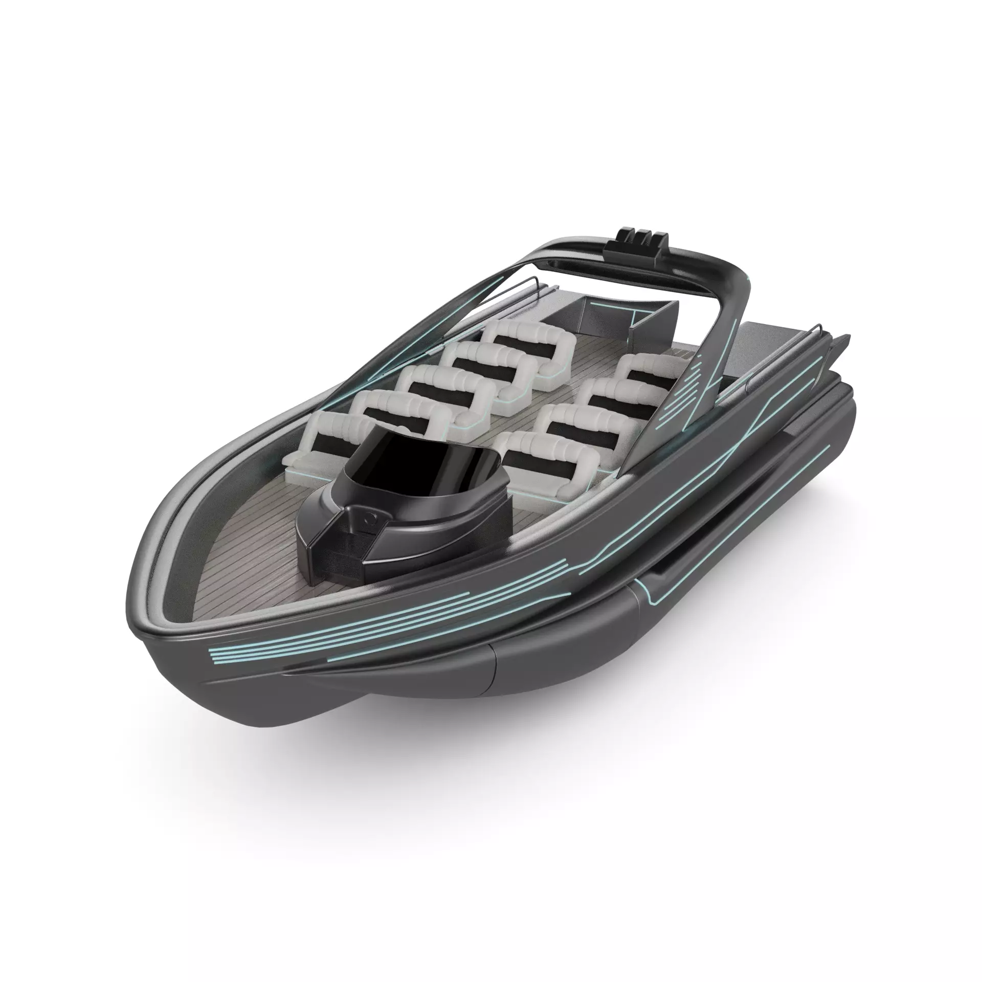 Performance Pontoon 3D model_0