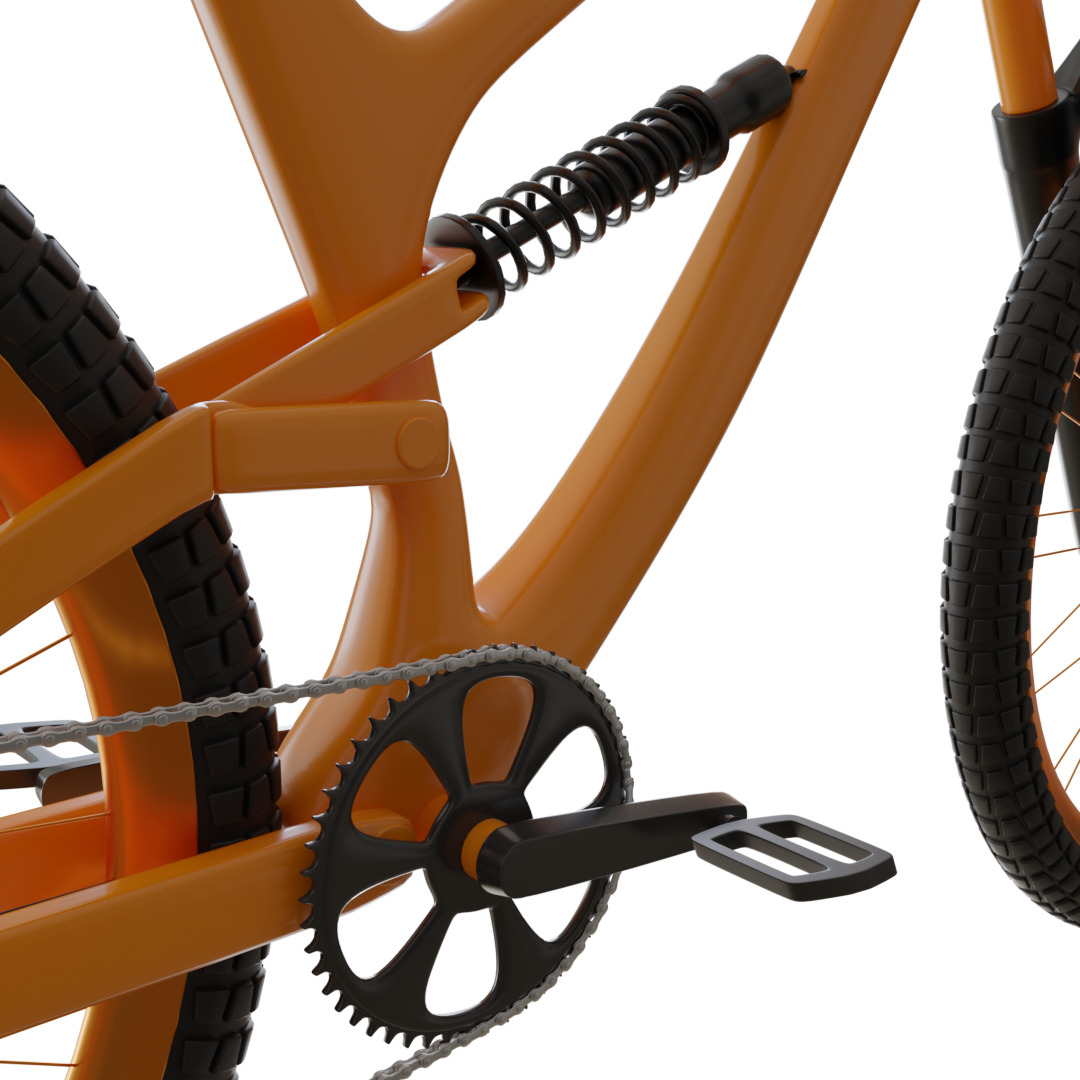 Mountain Bike 3D model_2
