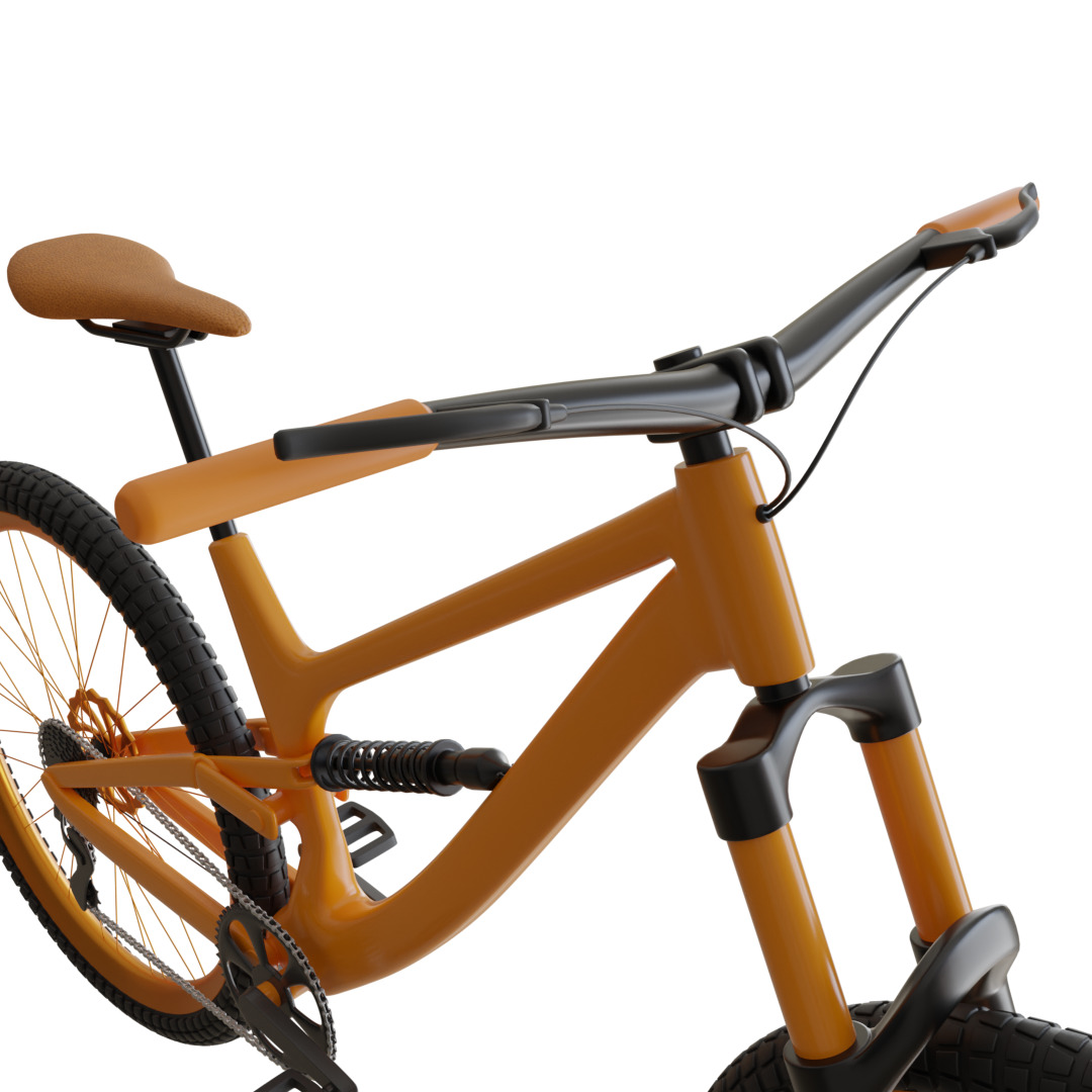 Mountain Bike 3D model_4
