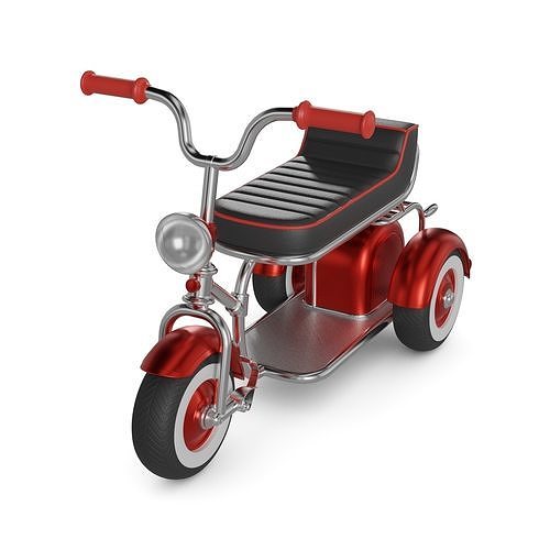 Three-Wheeled Scooter 3D model
