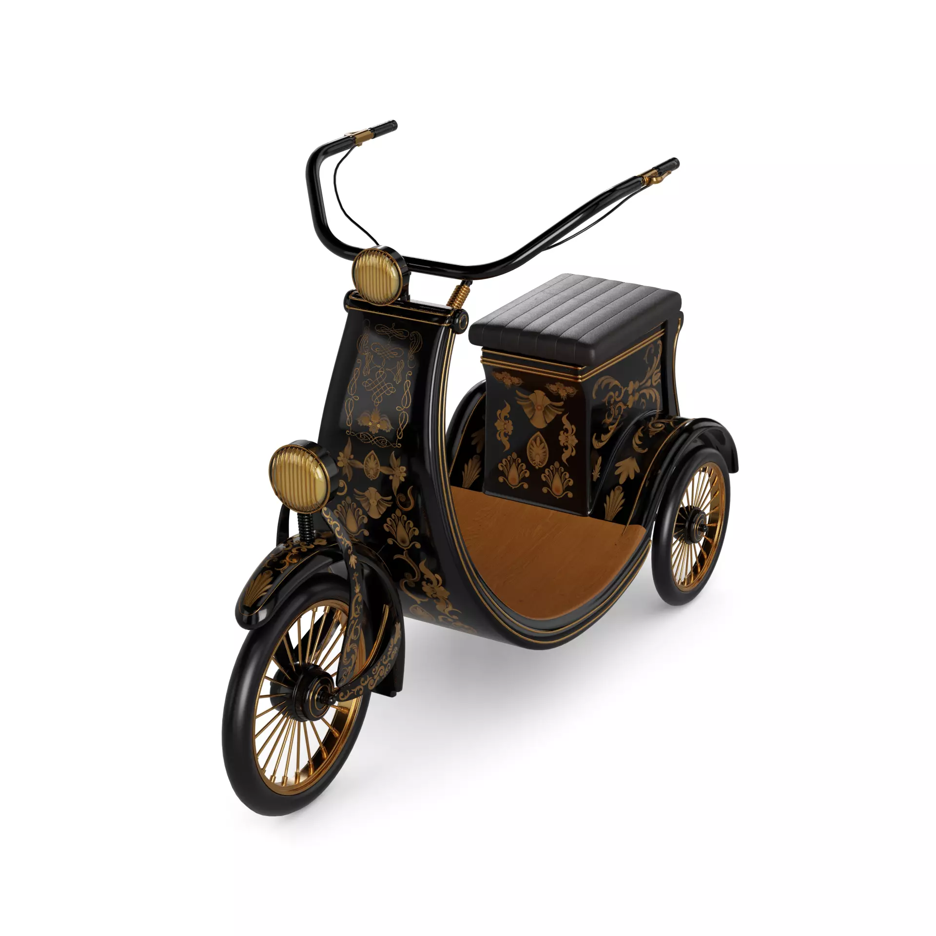 Three-Wheeled Scooter 3D model