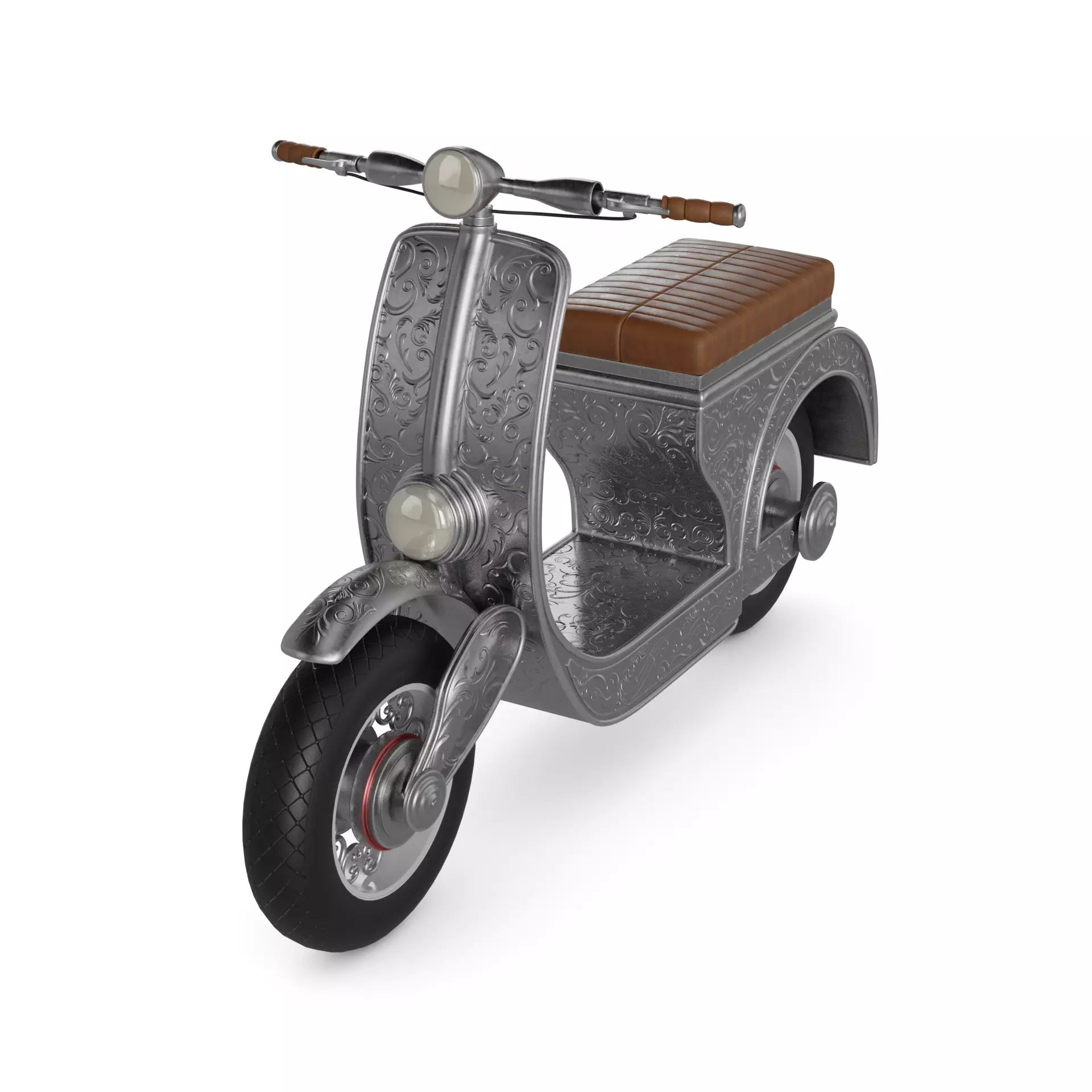 Stunt Scooter 3D model_0