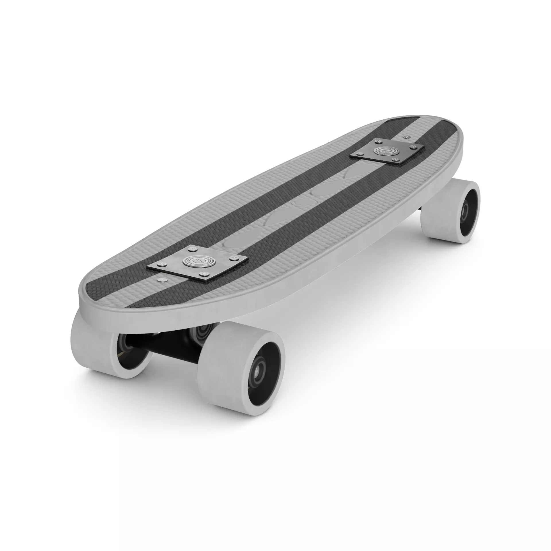 Penny Board Low-poly 3D model_0