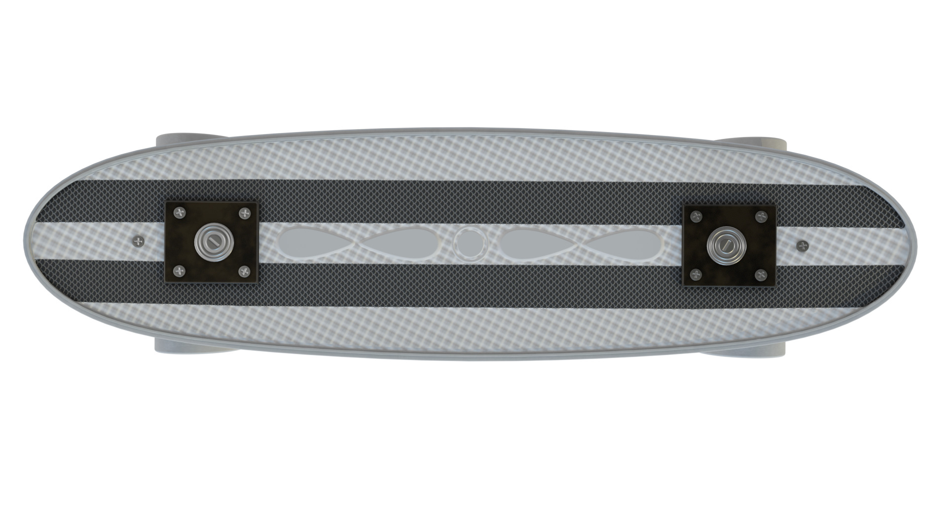 Penny Board Low-poly 3D model_2