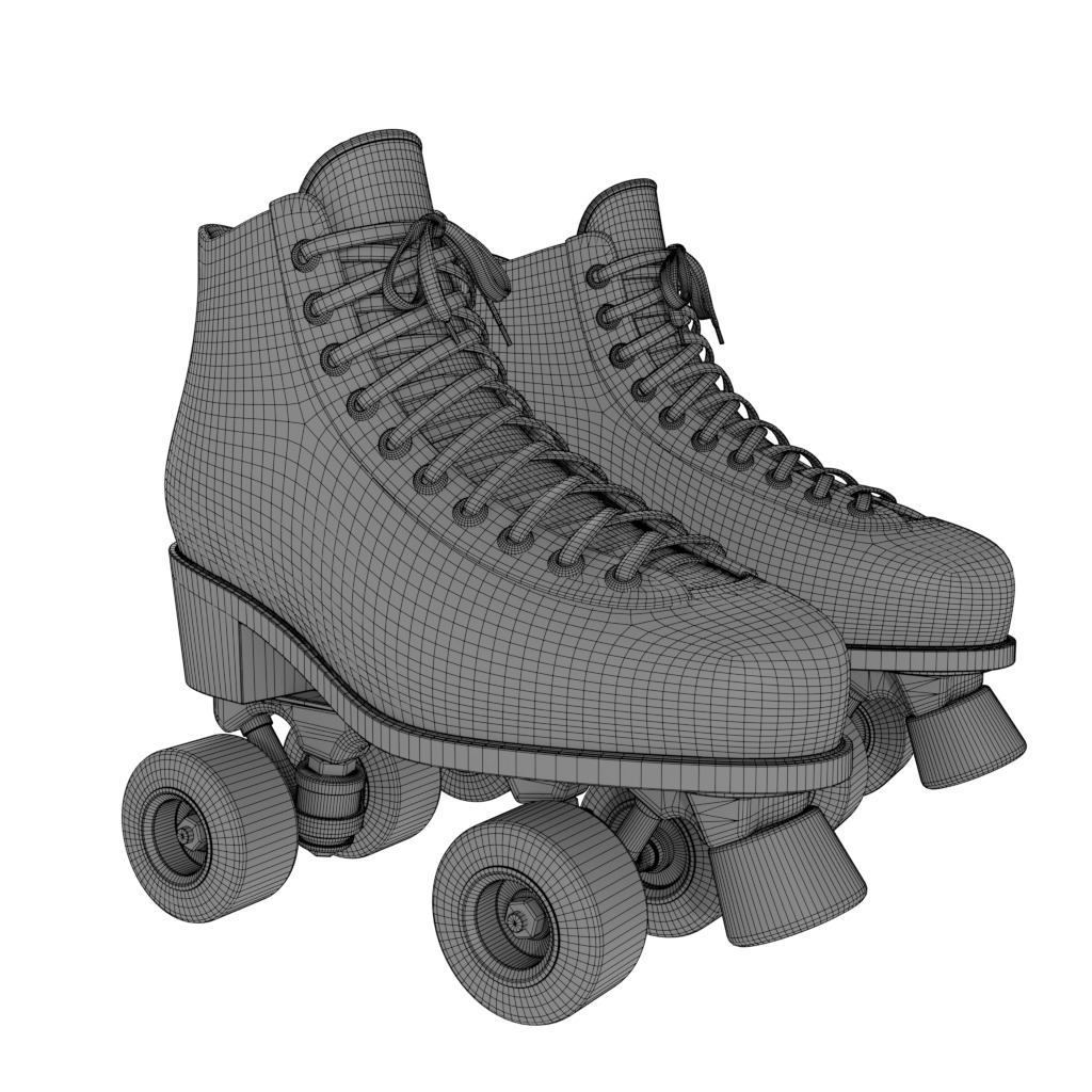 Adjustable Skate 3D model_3