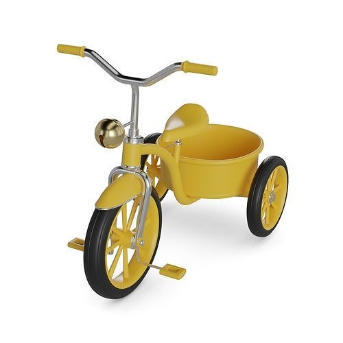 Traditional Tricycle 3D model