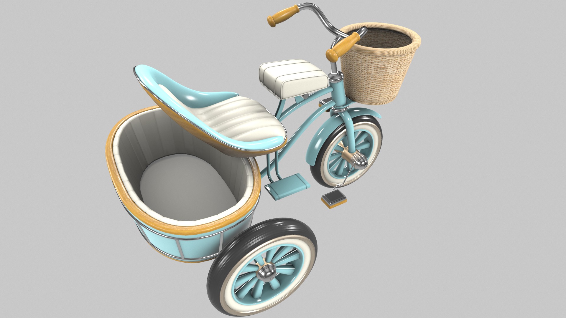 Convertible Tricycle 3D model_3
