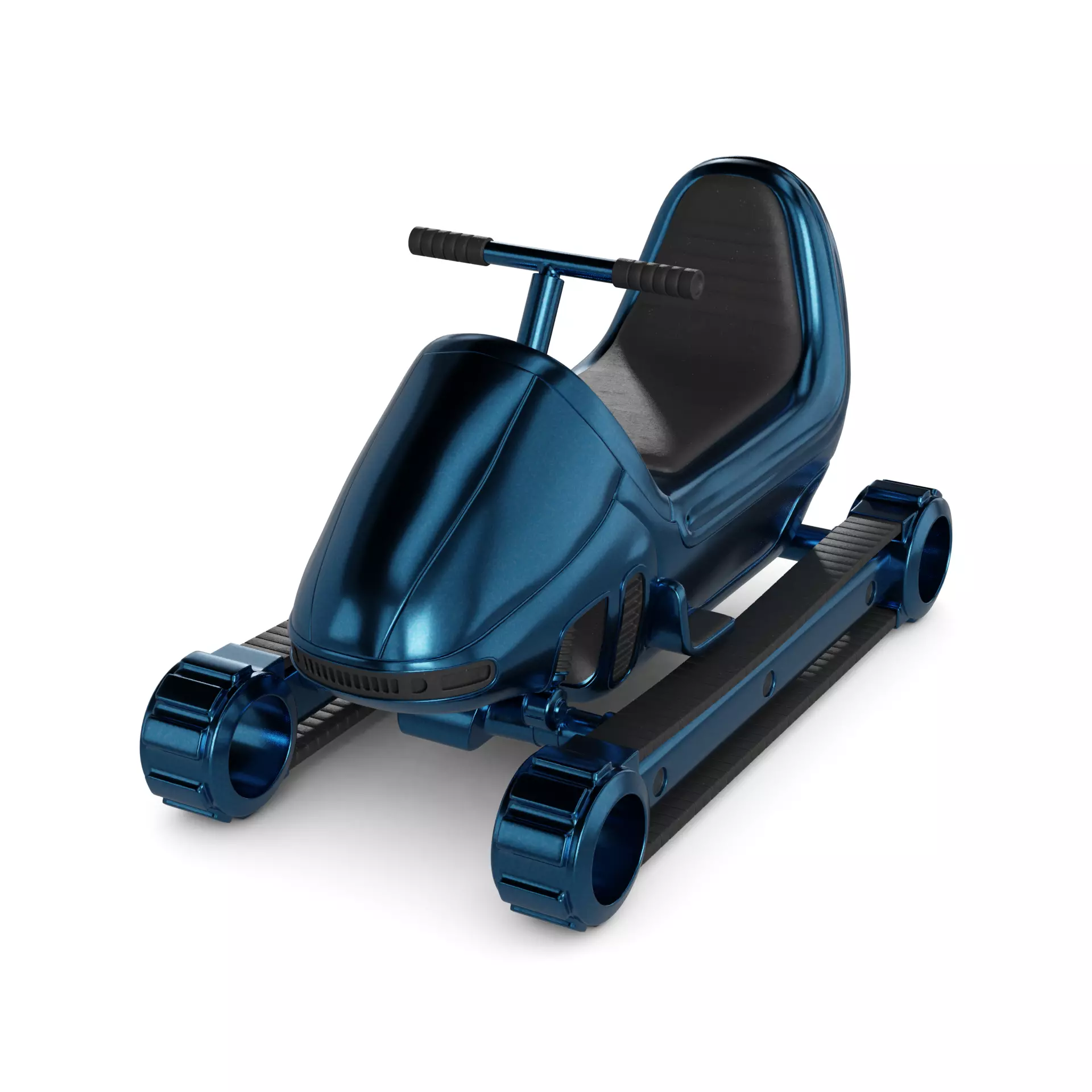 Snow Scooter 3D model_0