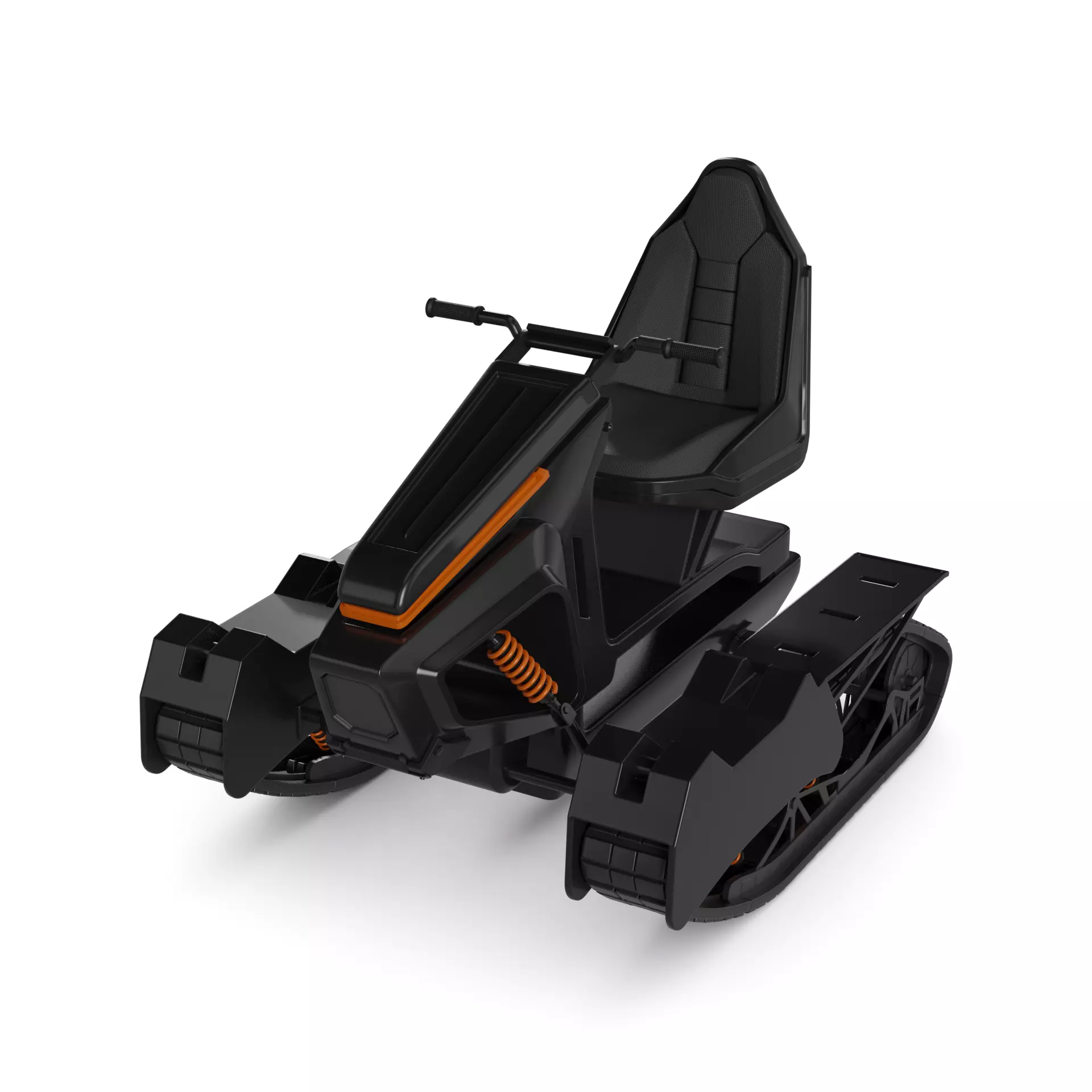 Snow Scooter 3D model_0