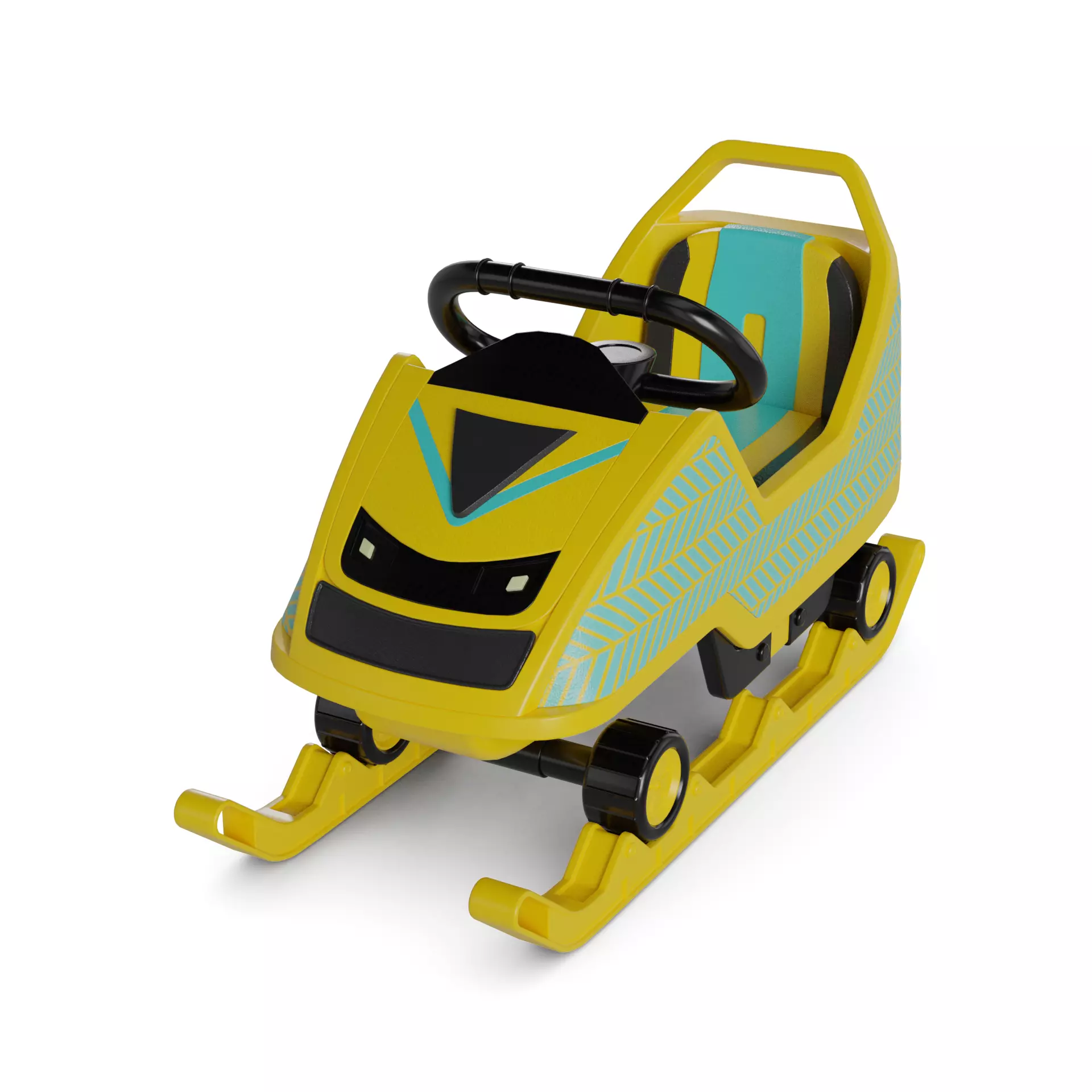 Sled 3D model_0