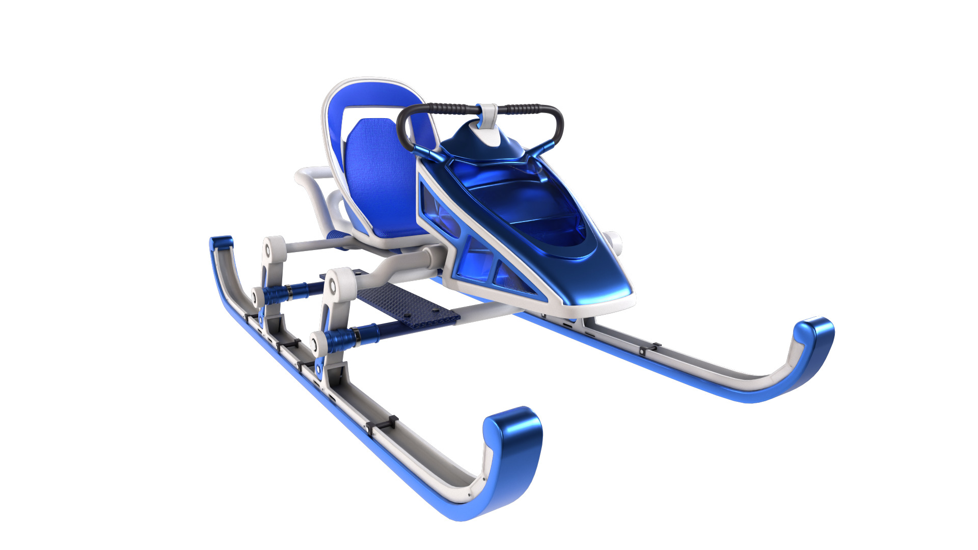 Sled vehicle 3D model_7