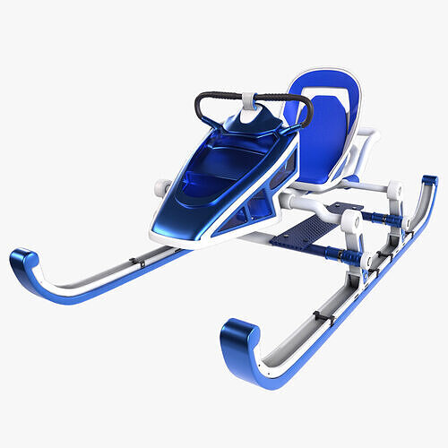 Sled vehicle 3D model