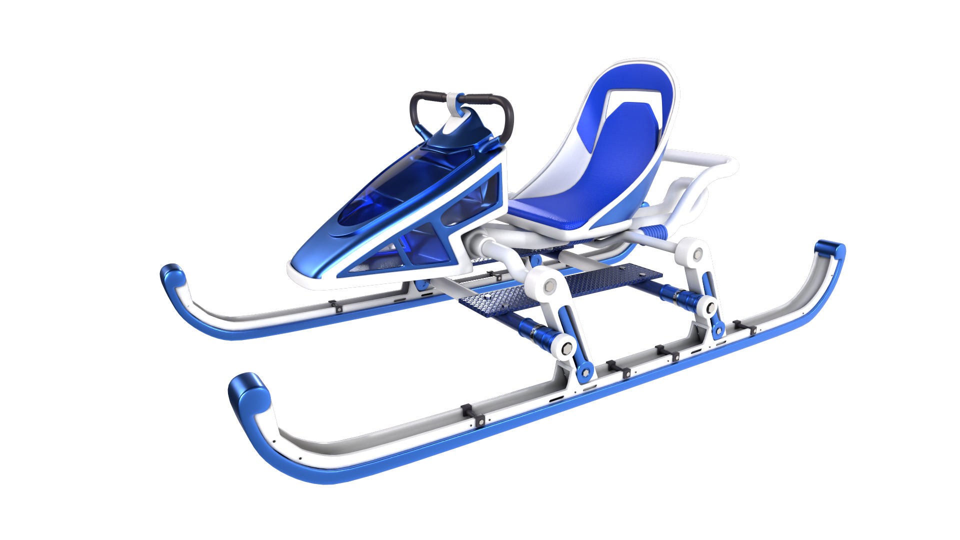 Sled vehicle 3D model_5