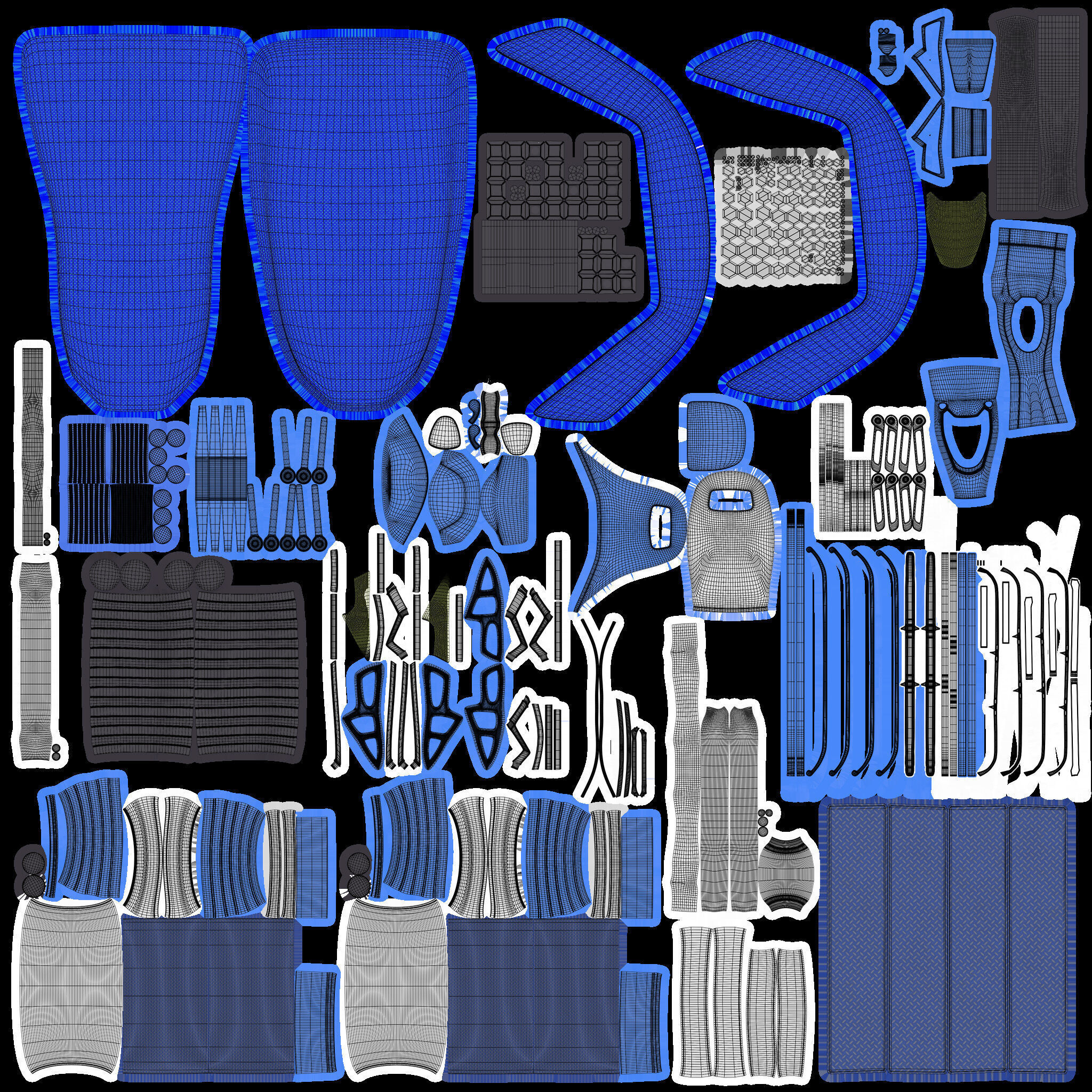 Sled vehicle 3D model_18