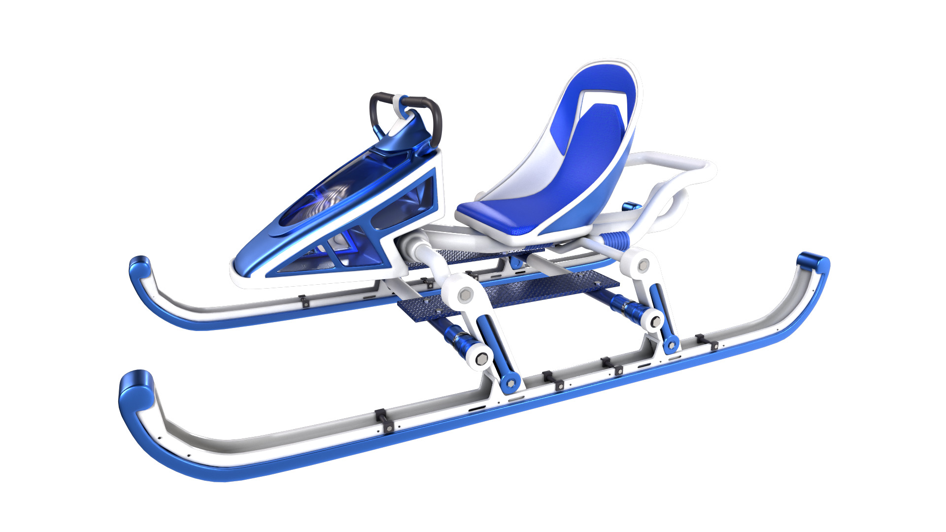 Sled vehicle 3D model_6