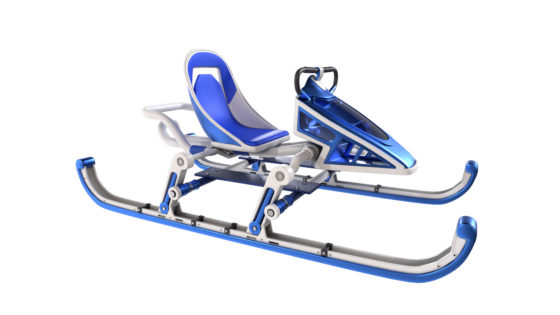 Sled vehicle 3D model_8